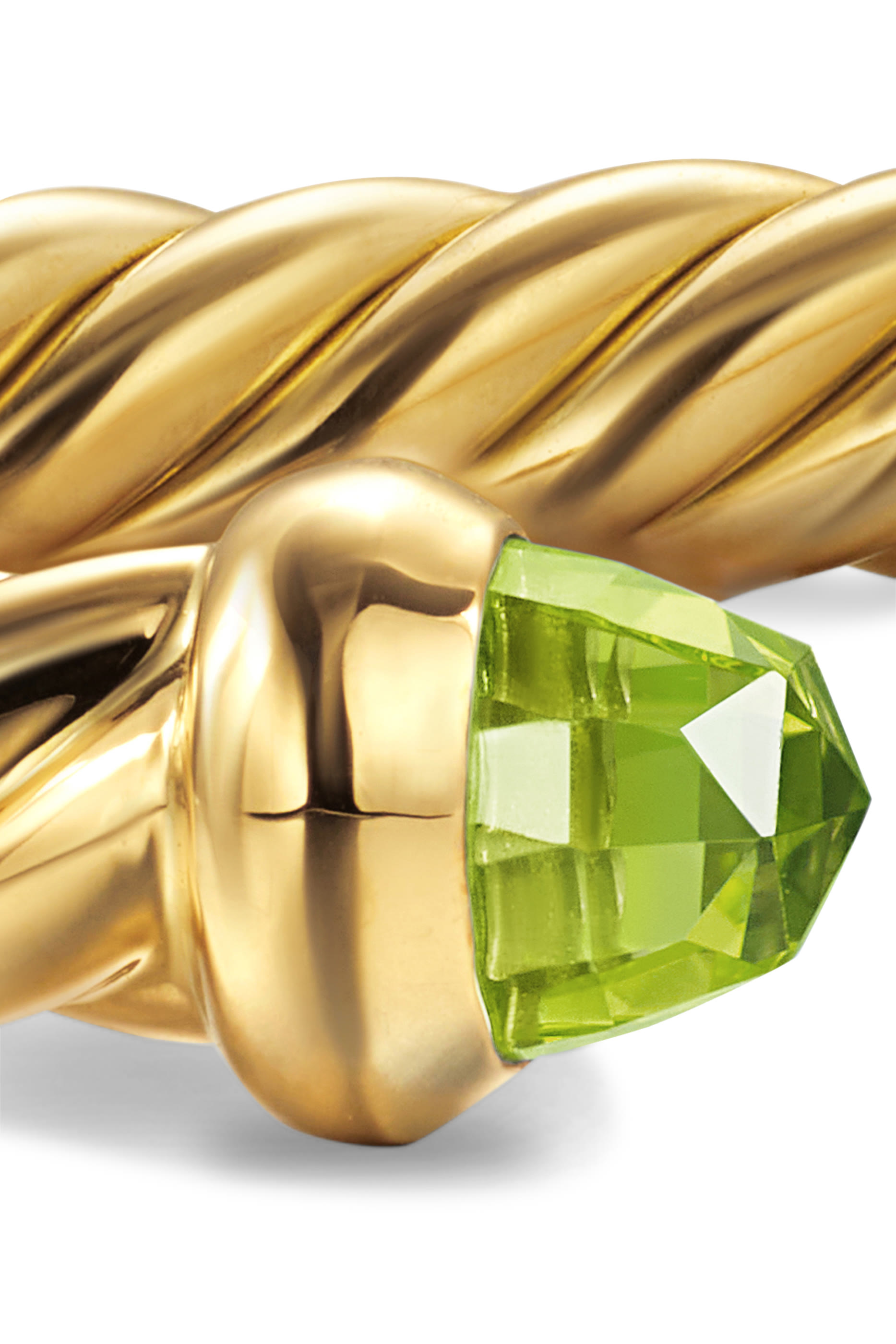 سوار كابلسبيرا فليكس مرصع بحجر بيريدوت، ذهب أصفر عيار 18