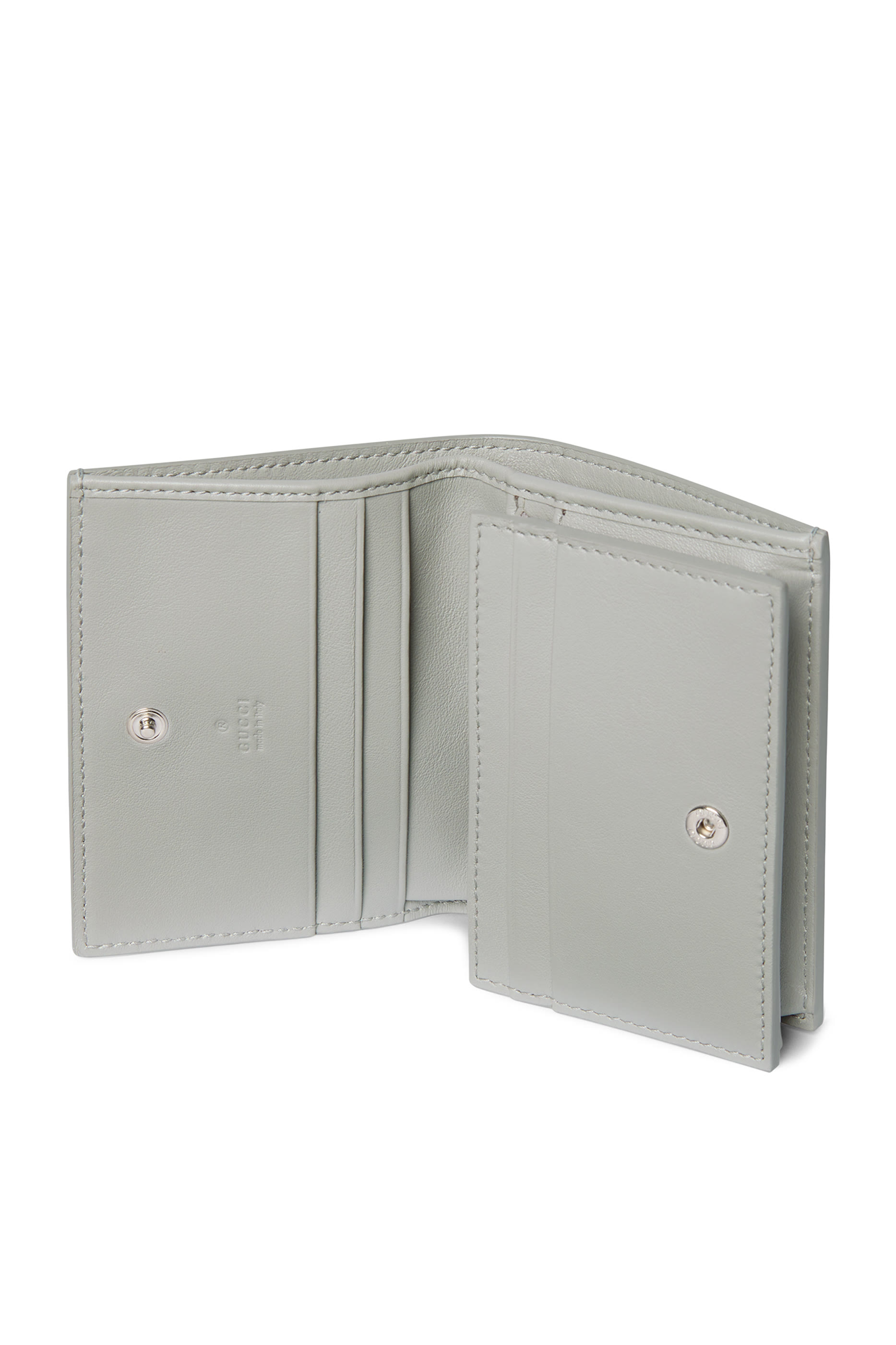 محفظة صغيرة بنقشة حرفي شعار الماركة