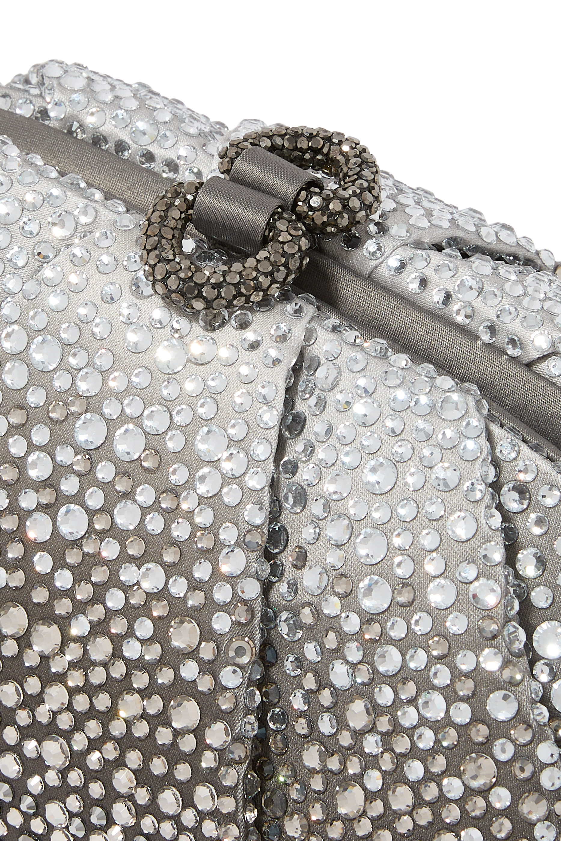 حقيبة كلاتش جيما كافيار مرصعة بكريستال