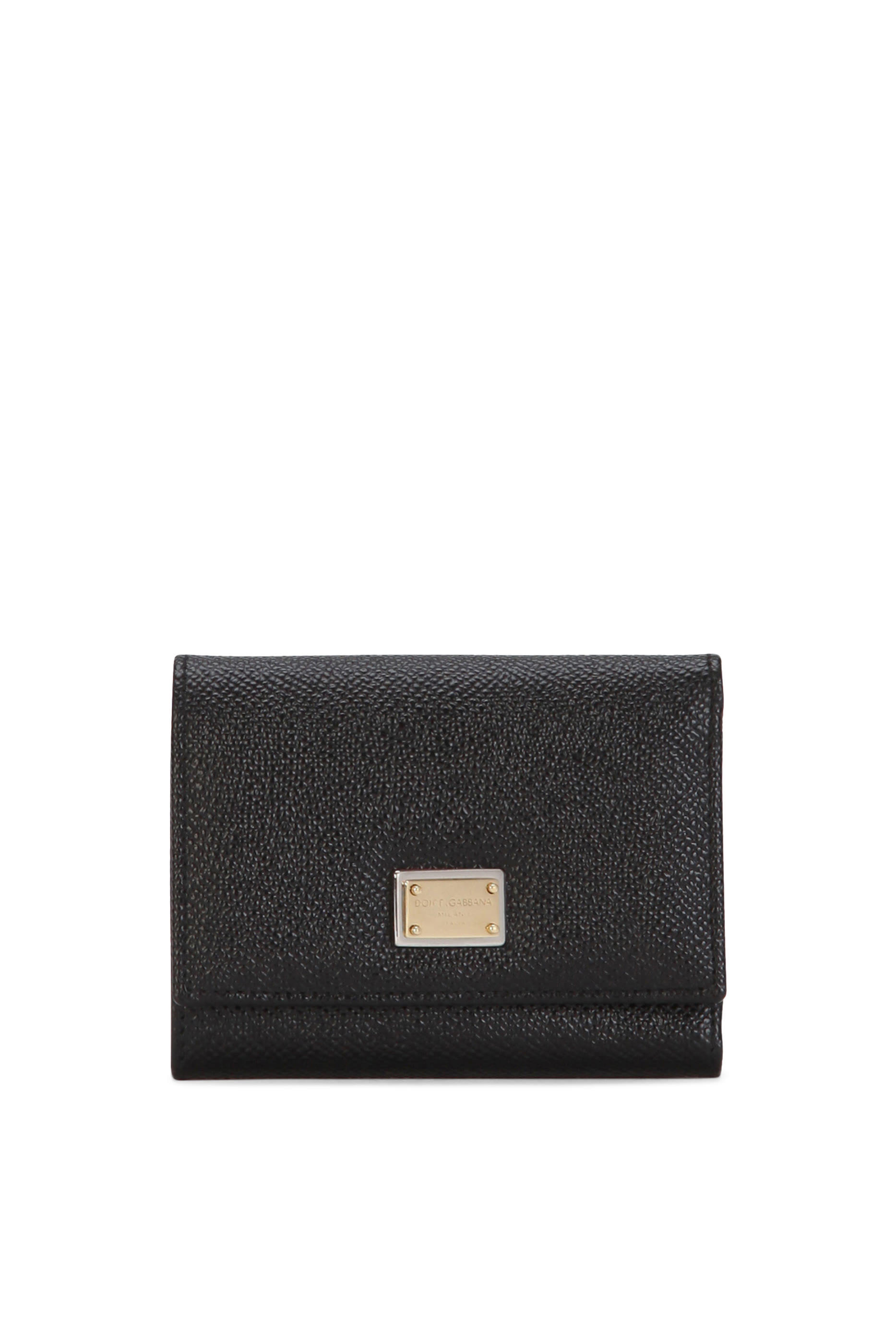 محفظة دوفين بشعار الماركة جلد عجل