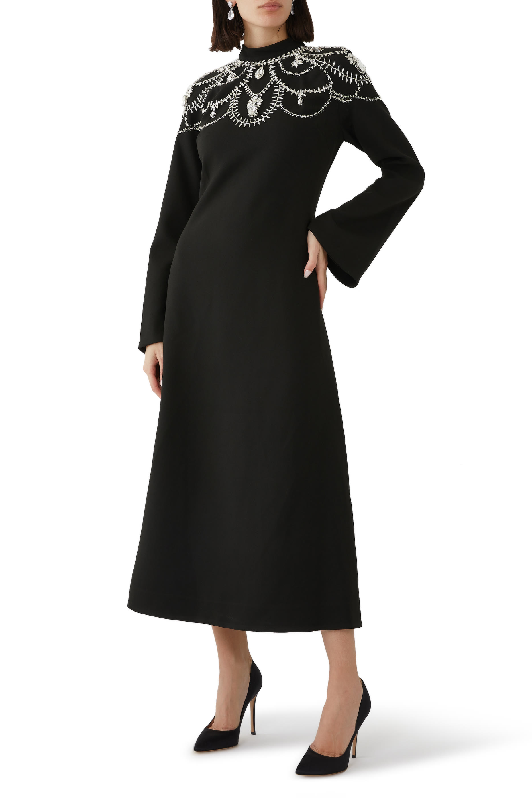 فستان أوديتا متوسط الطول