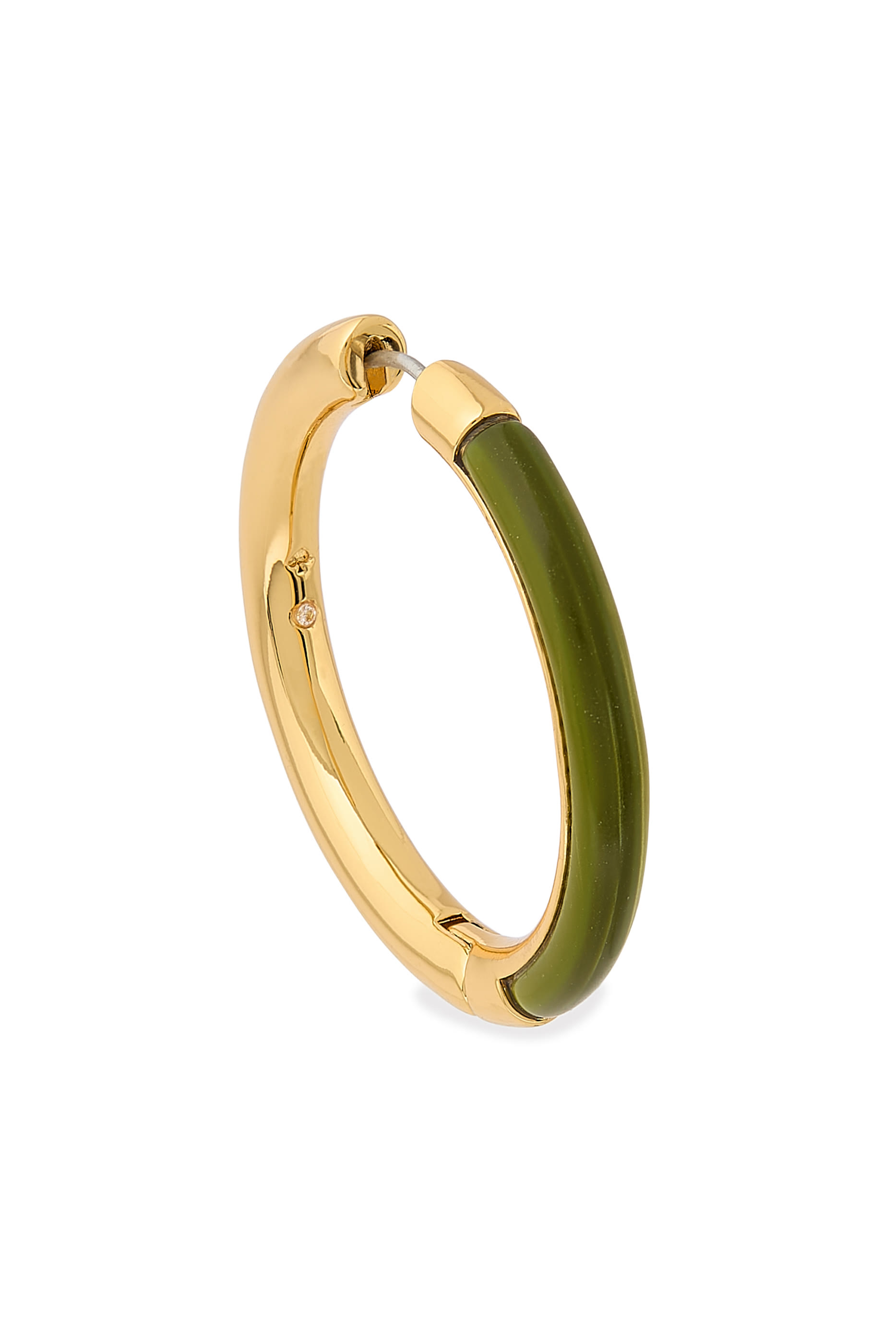 أقراط دائرية بتصميم متداخل، معدن