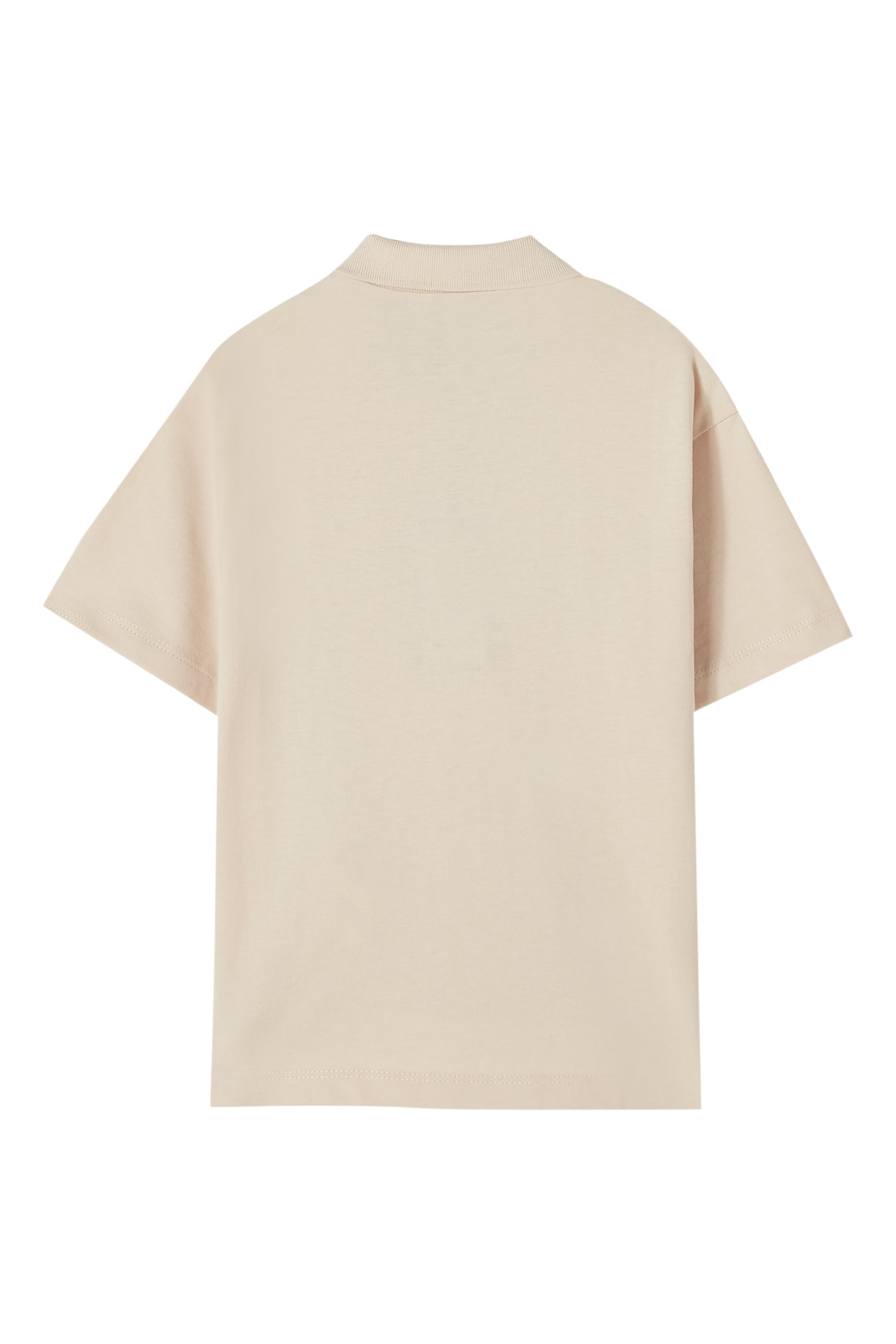 قميص بولو بجيب مزين بشعار الماركة للأطفال