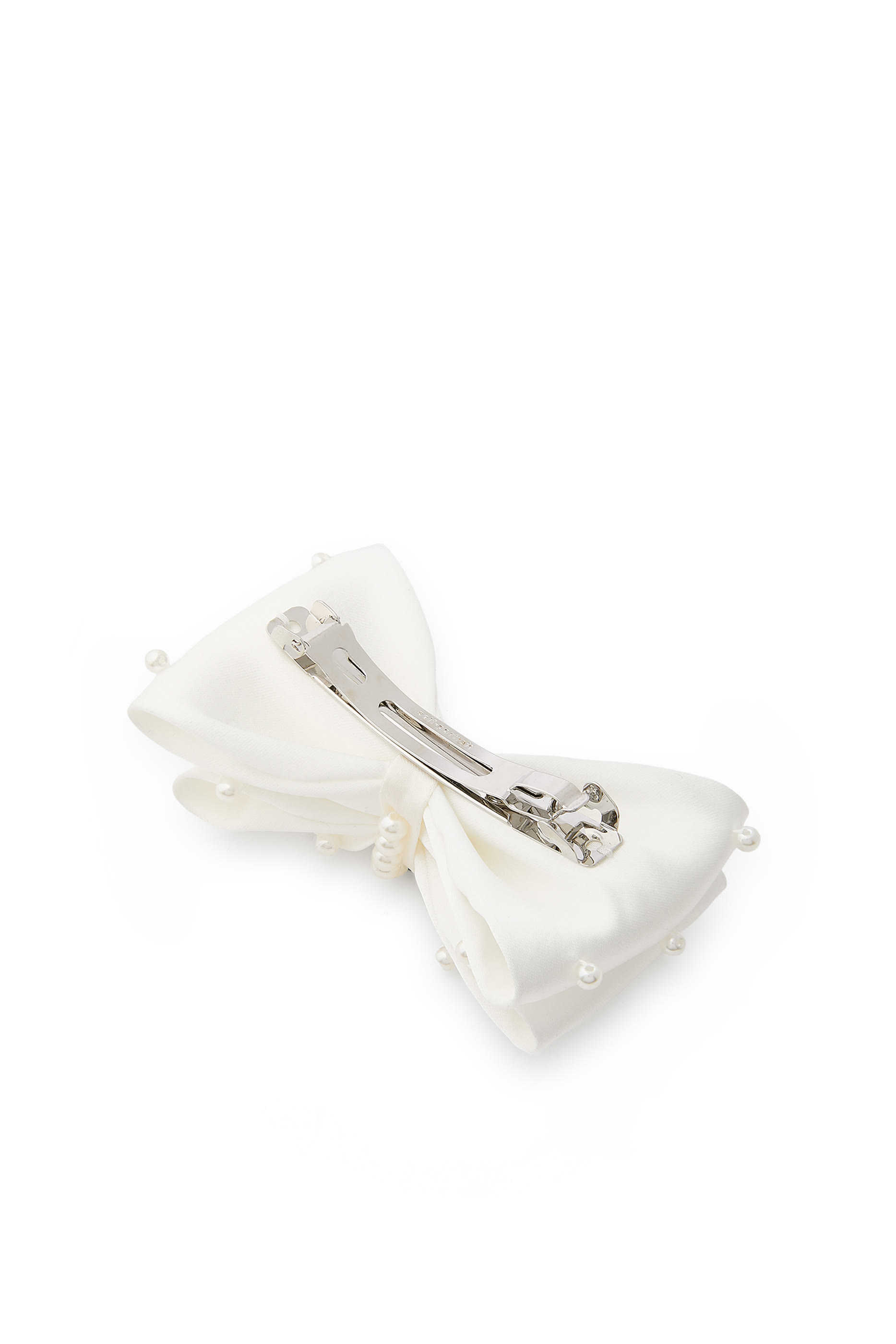 مشبك شعر بفيونكة مزينة بلؤلؤ