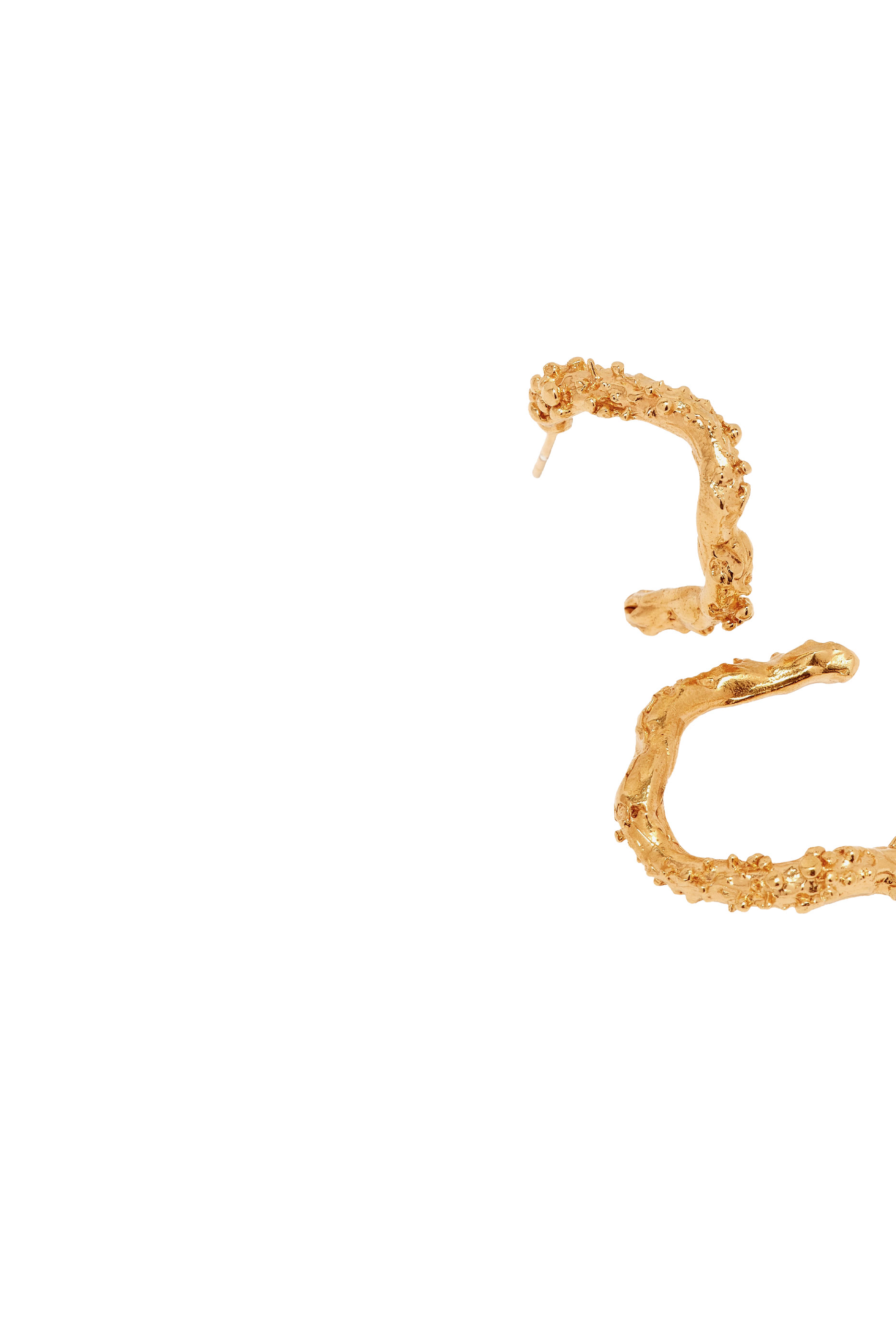 أقراط دائرية ذا لونار بأحجار