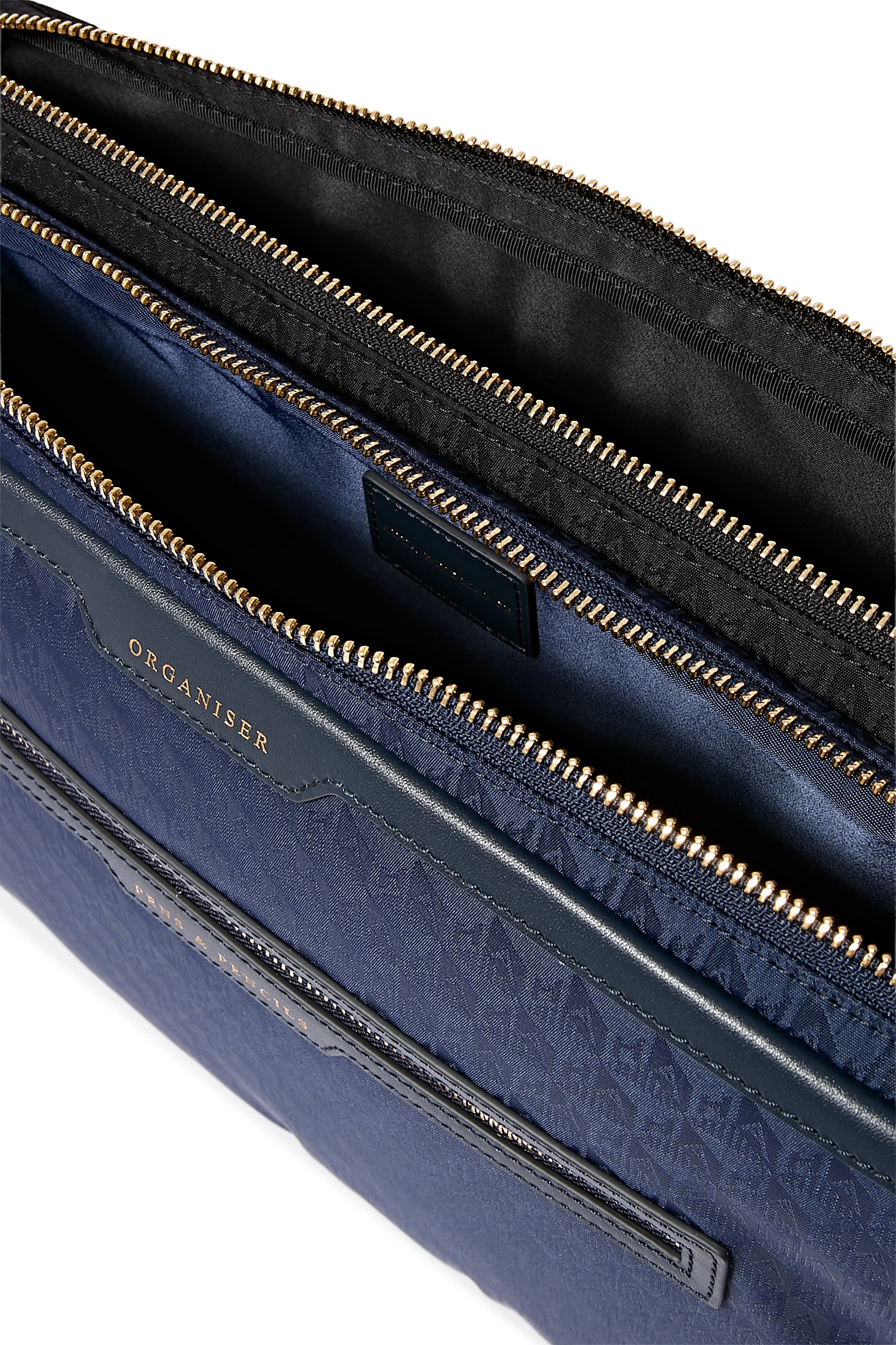 حقيبة تنظيم أجهزة الكمبيوتر المحمولة بتصميم مزدوج