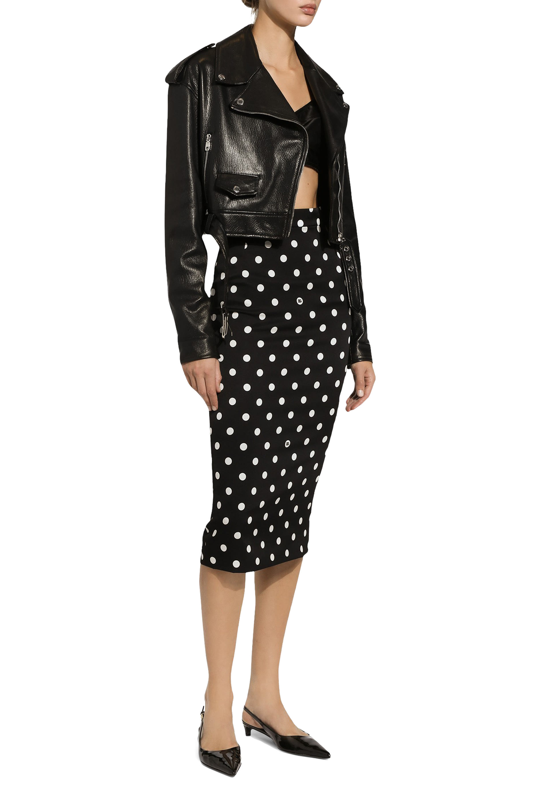 جاكيت بايكر بلونجي جلد نابا