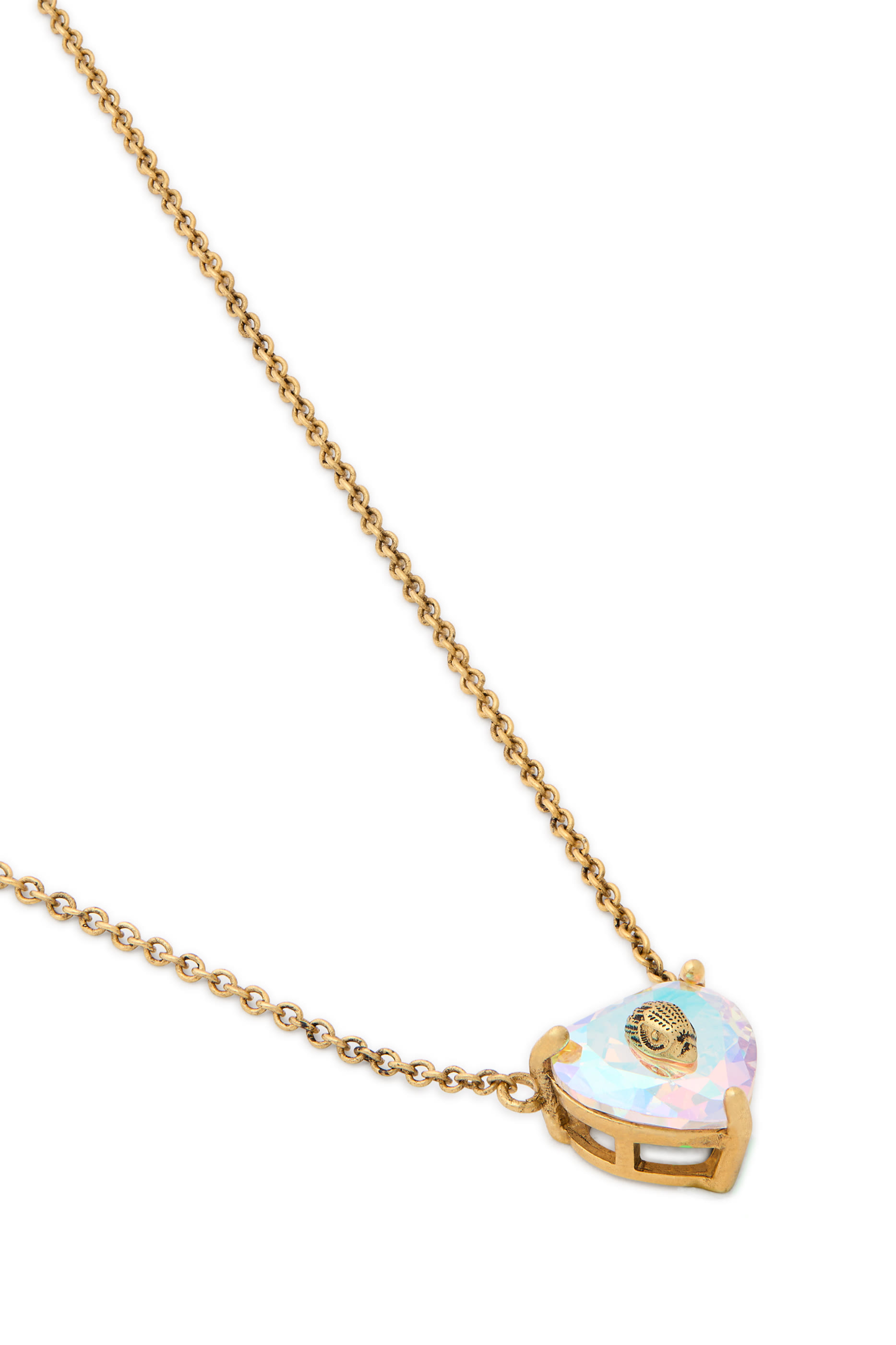 قلادة بدلاية بتصميم قلب مرصعة بالكريستال