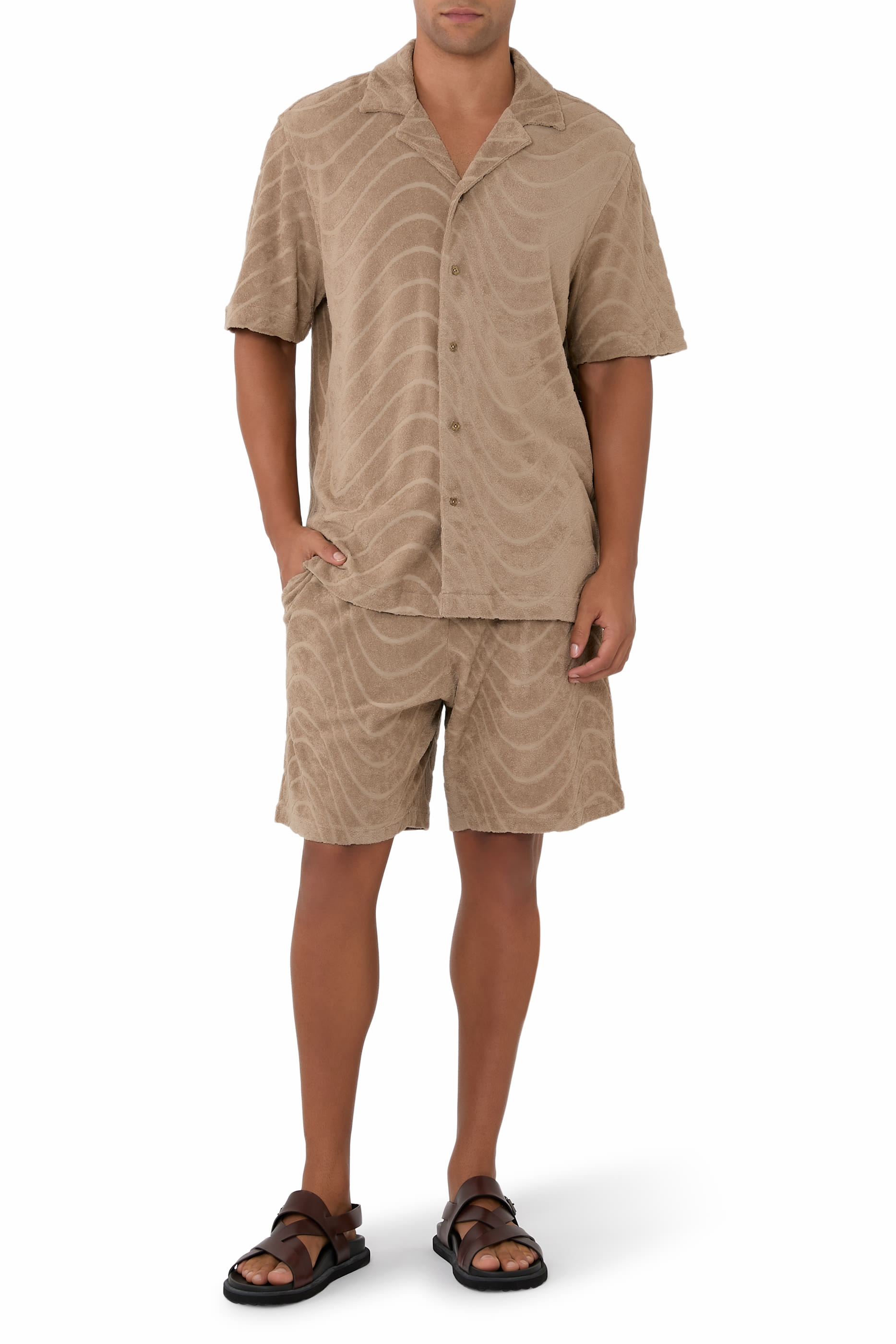 شورت أوغوستو قطن تيري