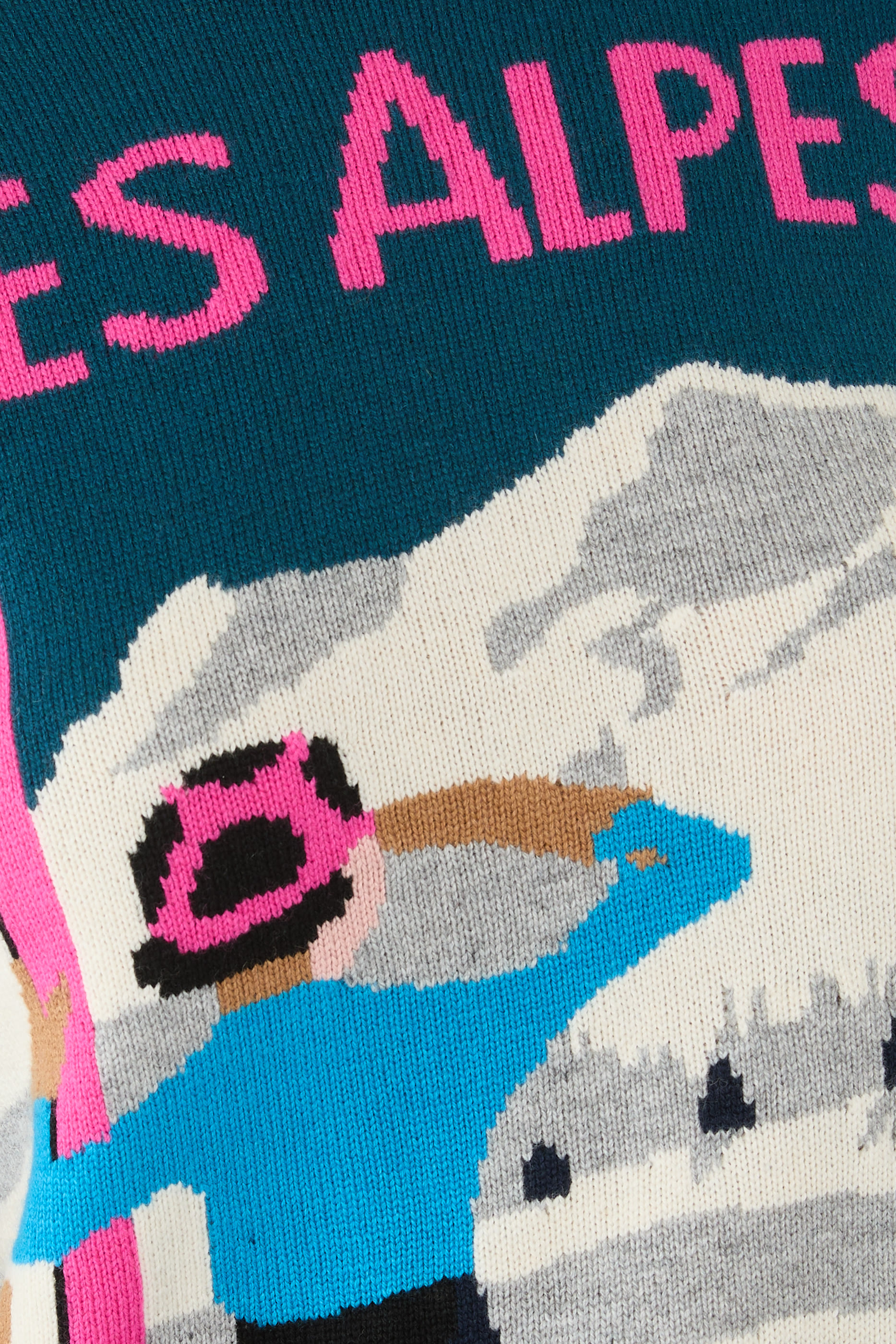 كنزة كوين بنقشة بطاقة بريدية سانت موريتز