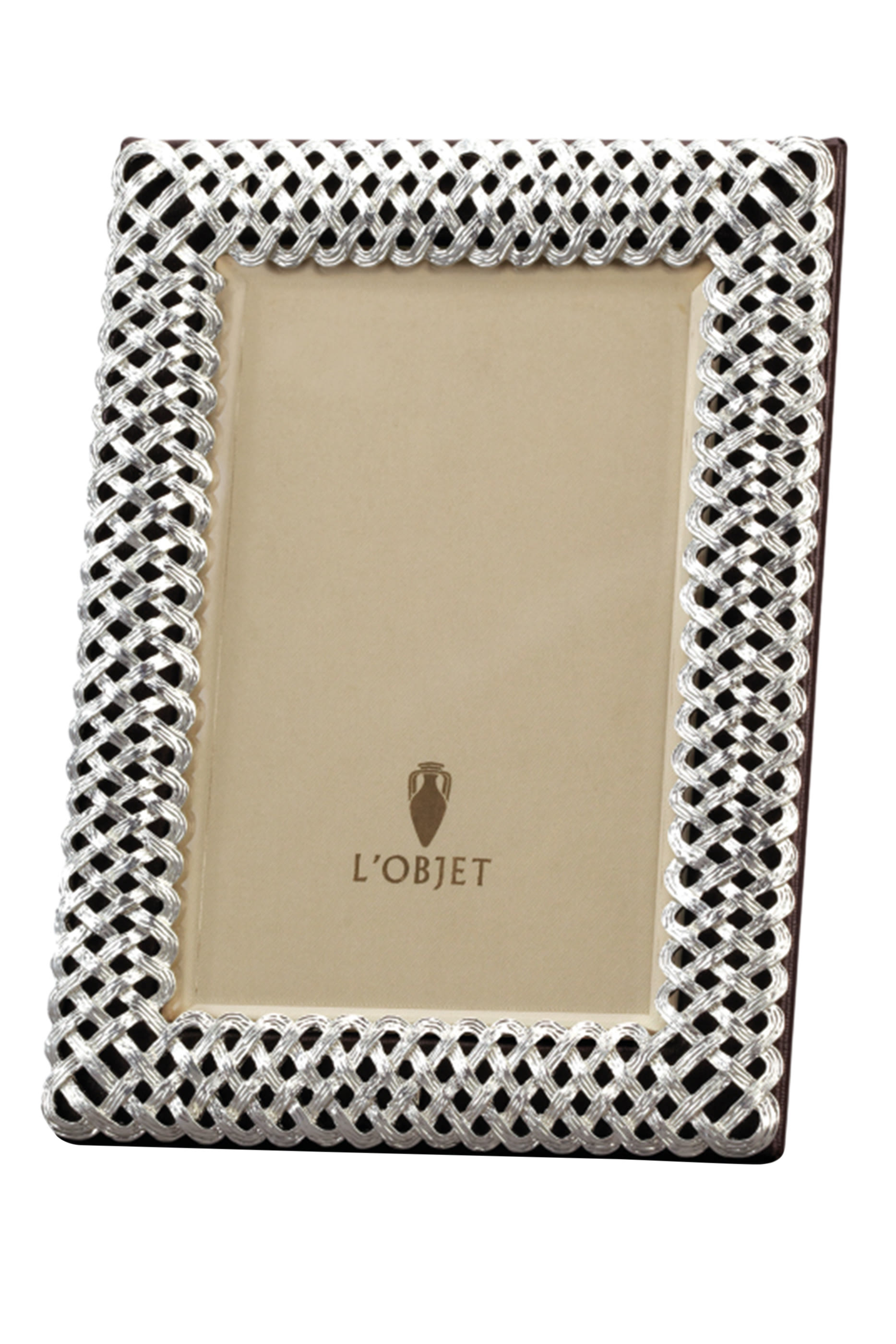 إطار بتصميم مجدول مقاس 4 &times; 6 بوصة