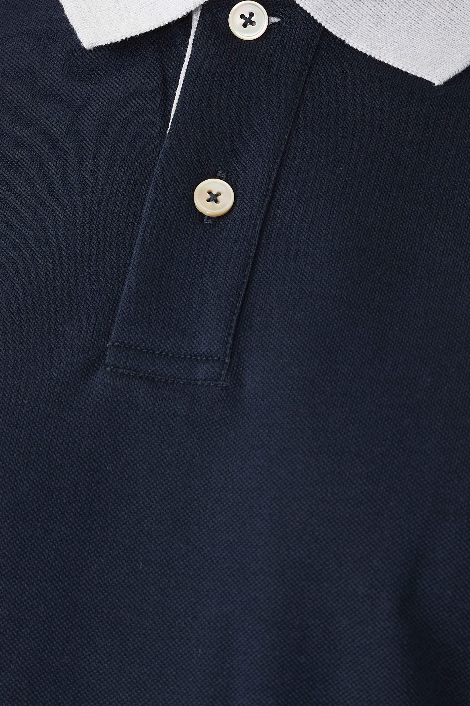 قميص بولو كتان منسوج