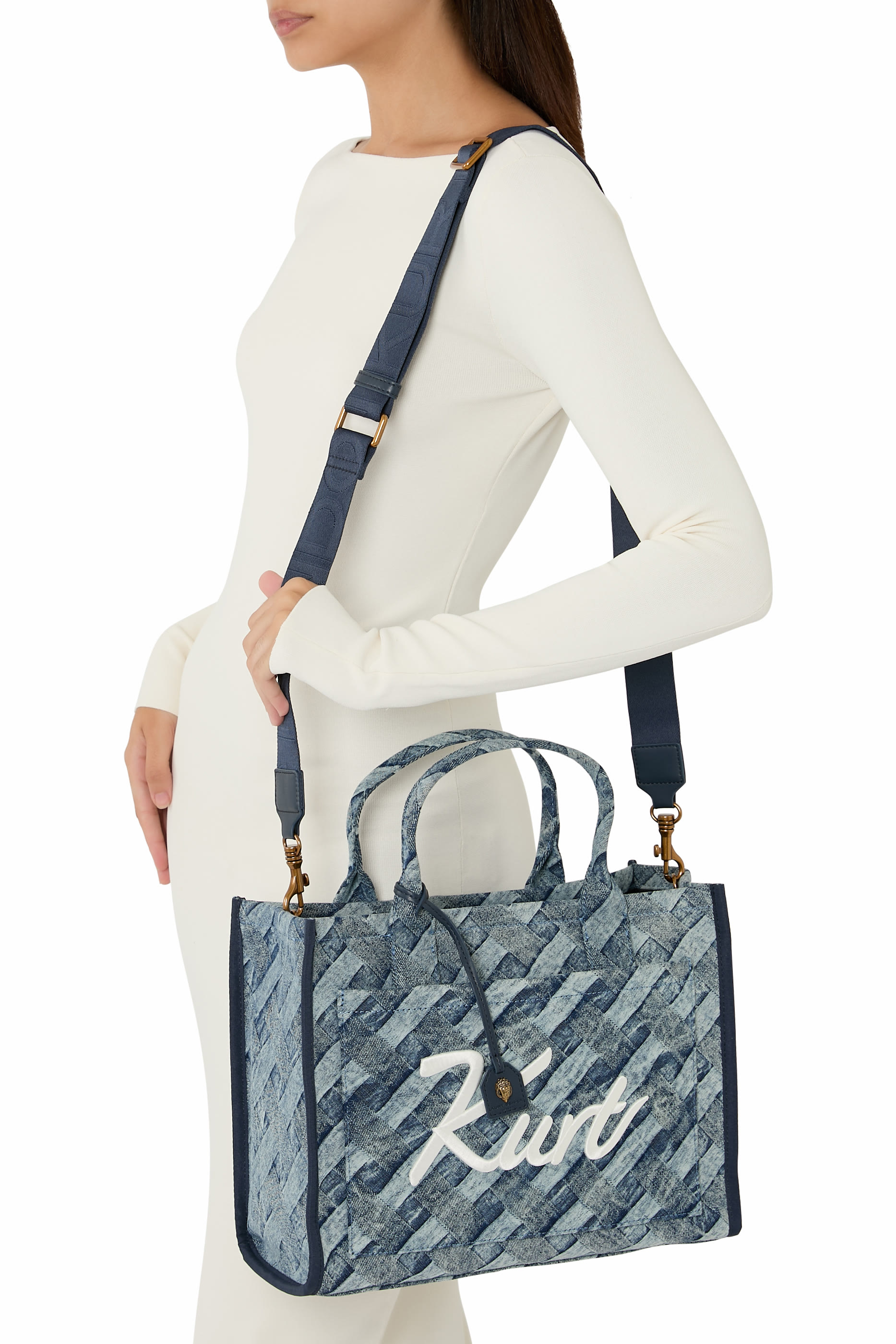 حقيبة يد بنقشة كيرت