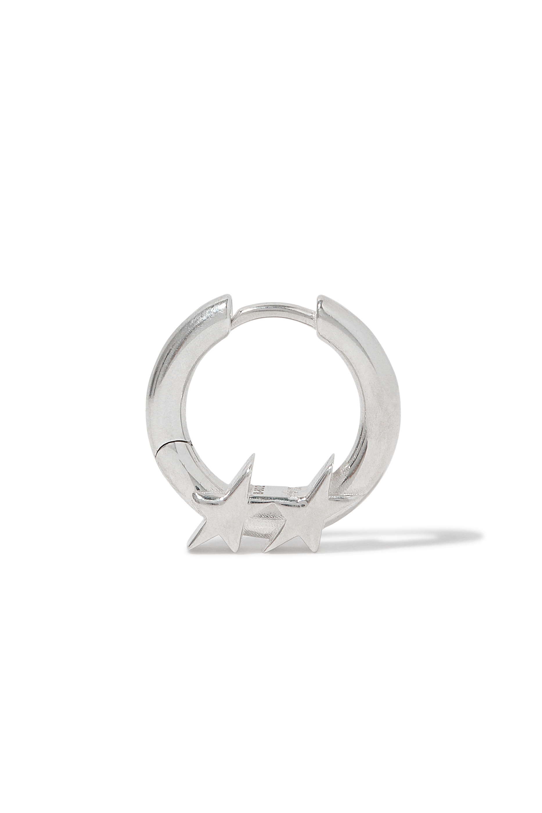 أقراط ايكون بشعار الماركة، فضة استرلينية 925