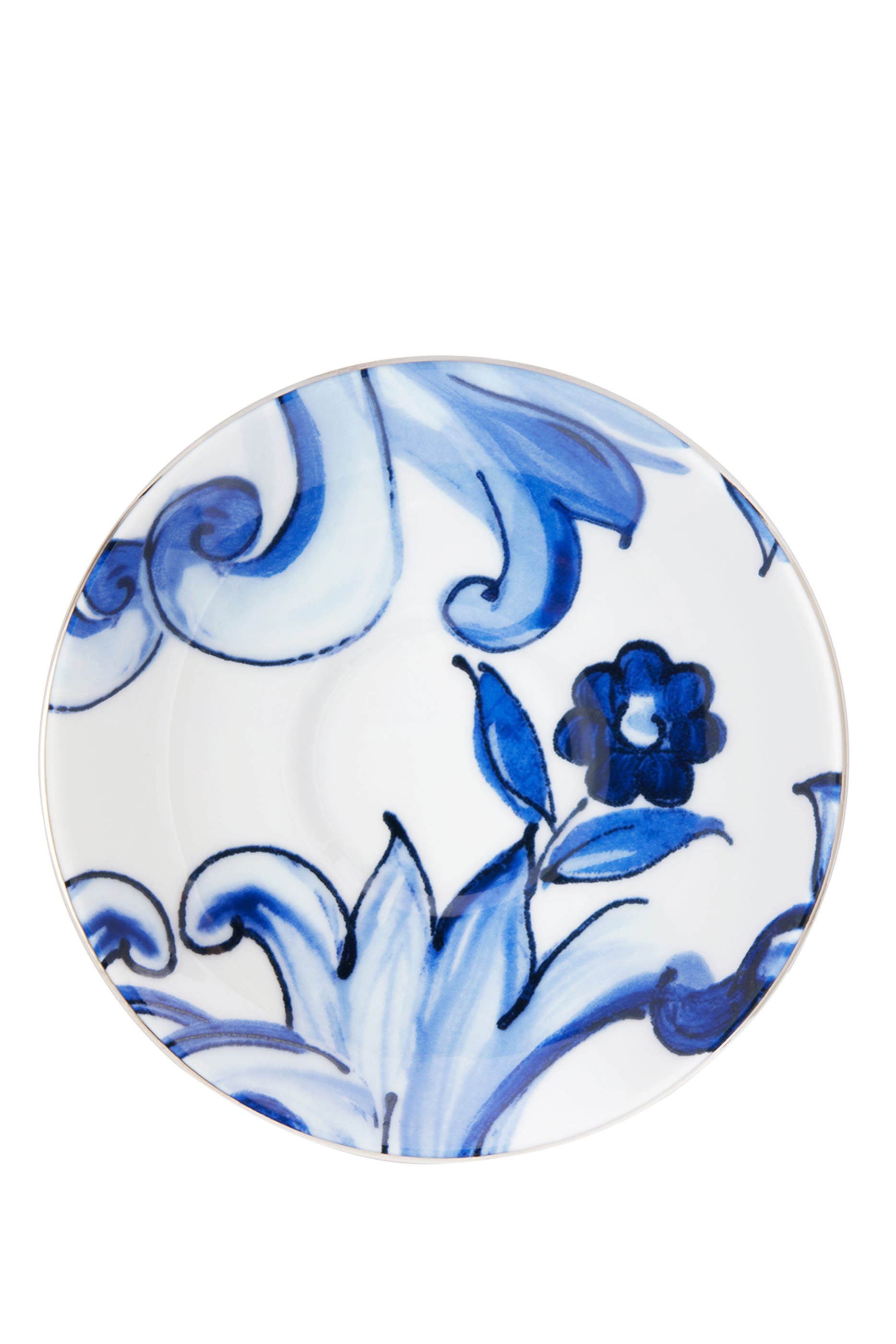 طقم فنجان وطبق شاي بلو ميديترانيو فيوري بيكولو