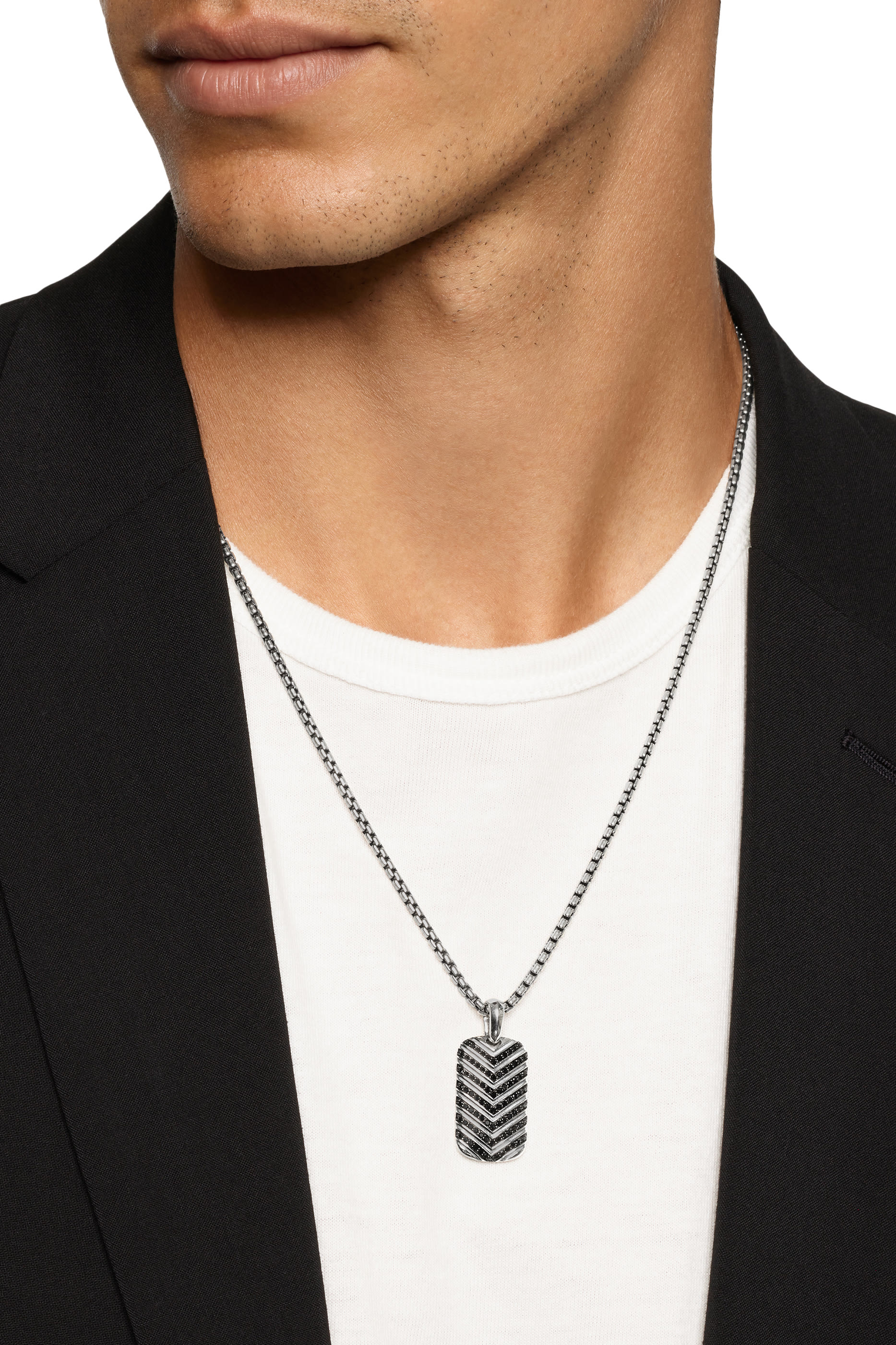 دلاية بنقشة شيفرون، فضة استرلينية