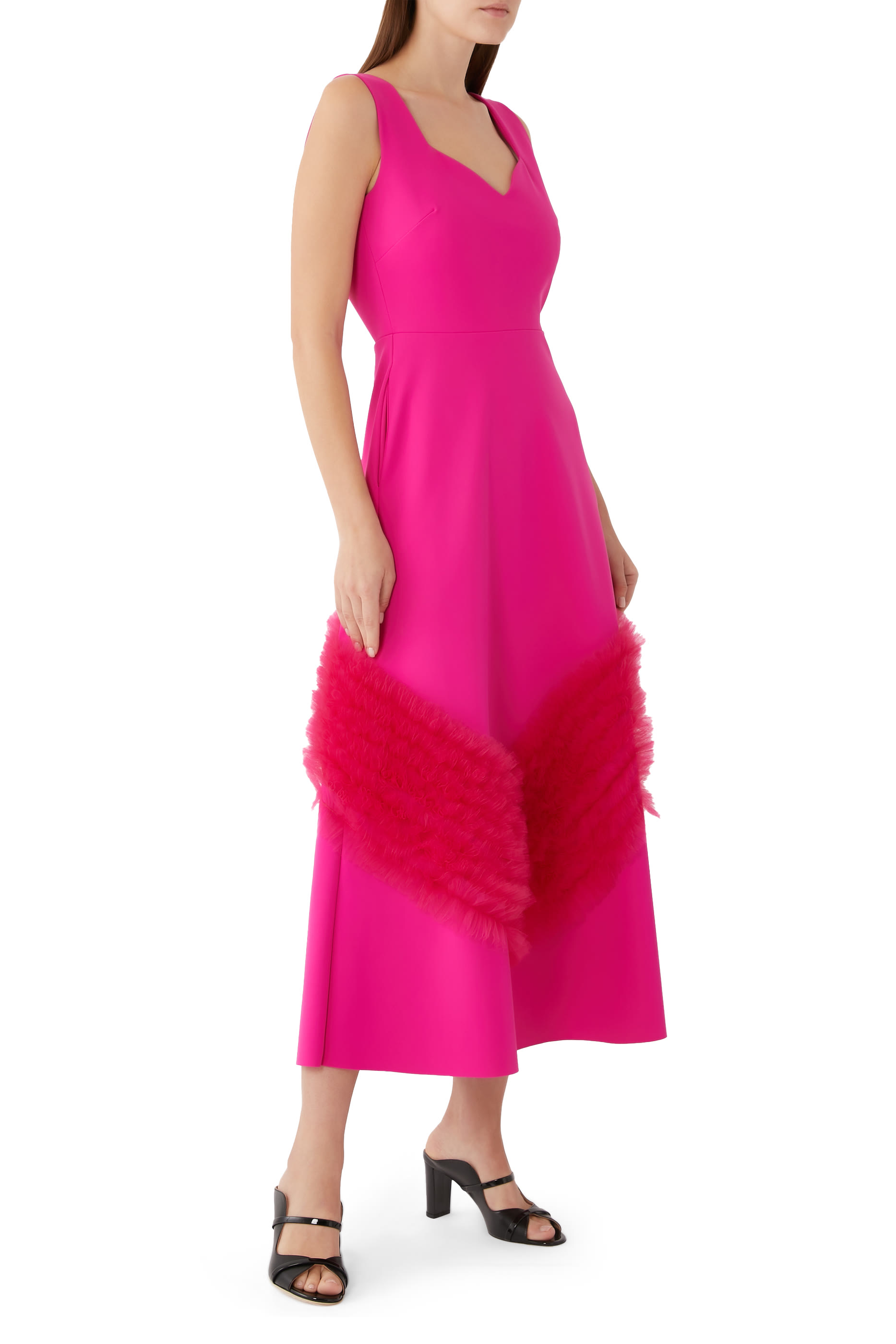 حذاء مفتوح نورا 70 جلد نابا