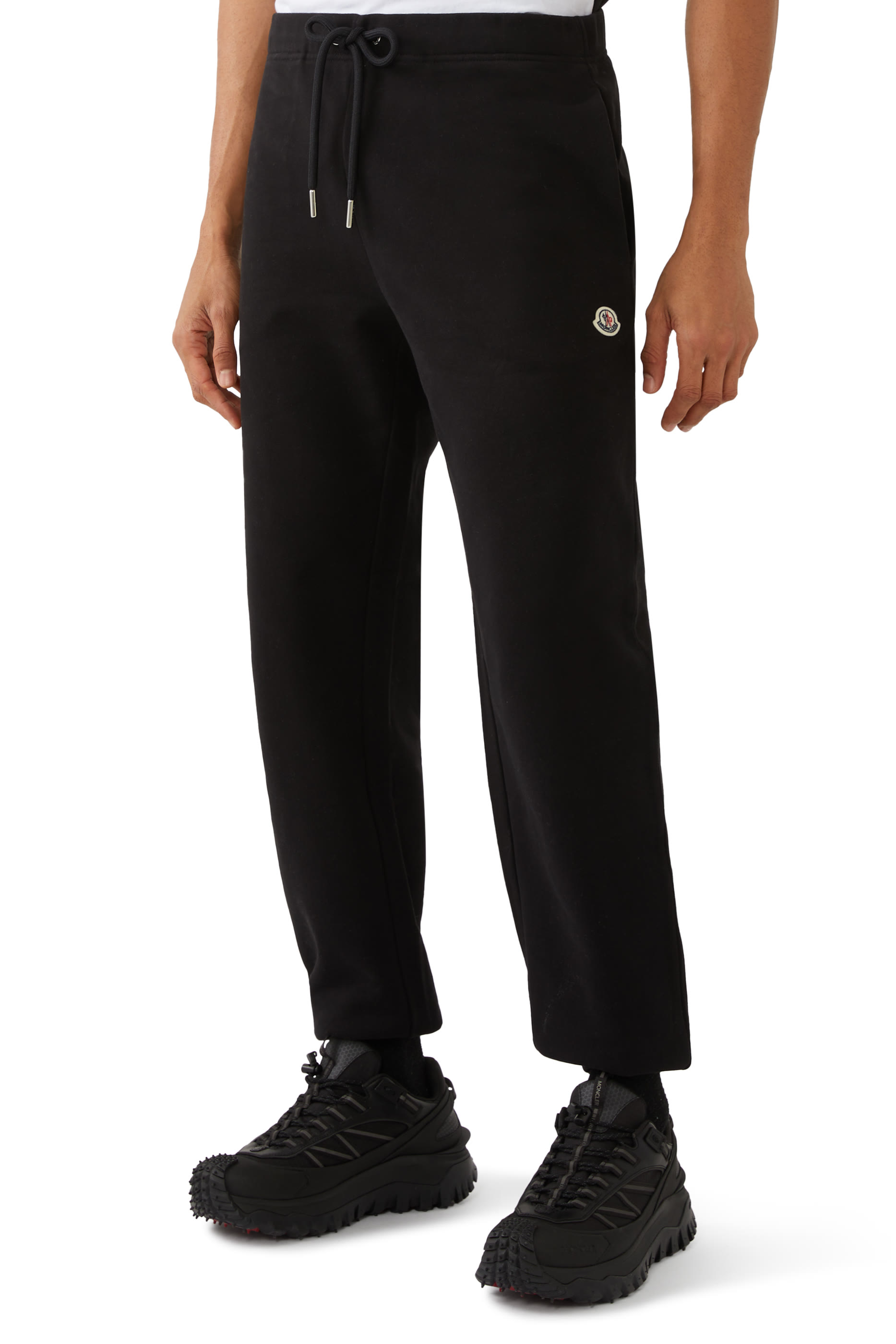 بنطال رياضي بملصق شعار الماركة