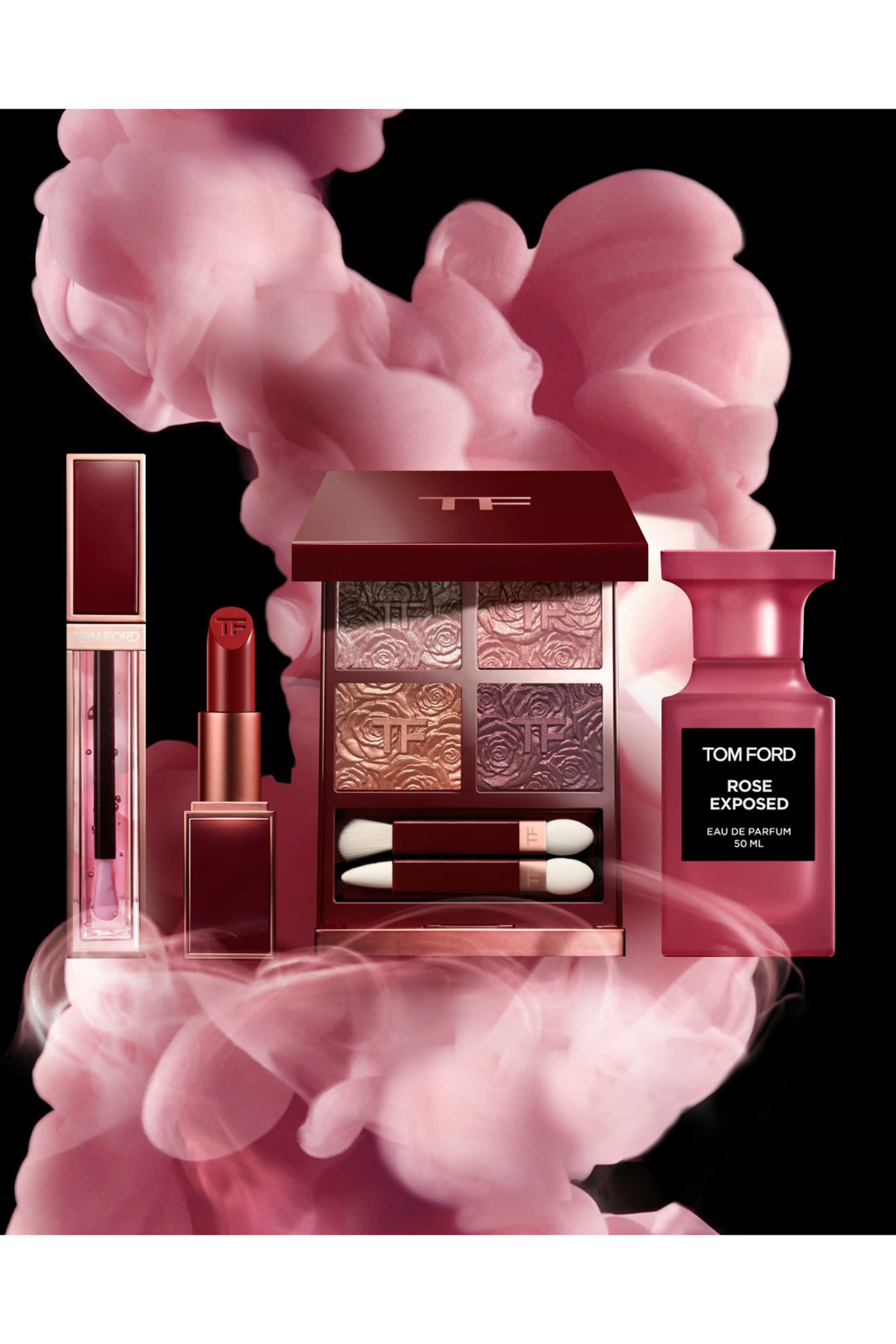 لوحة ظلال عيون روز إكسبوزد بأربعة ألوان