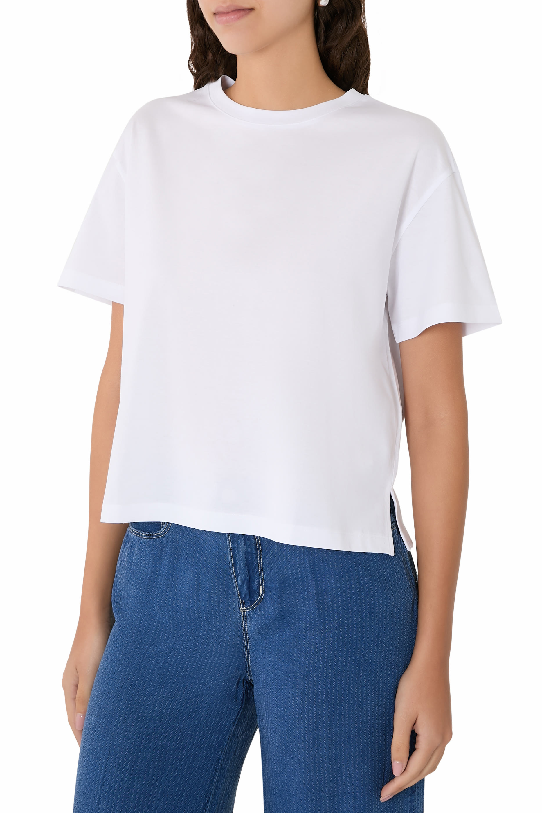 تيشيرت بطبعة شعار الماركة صغير