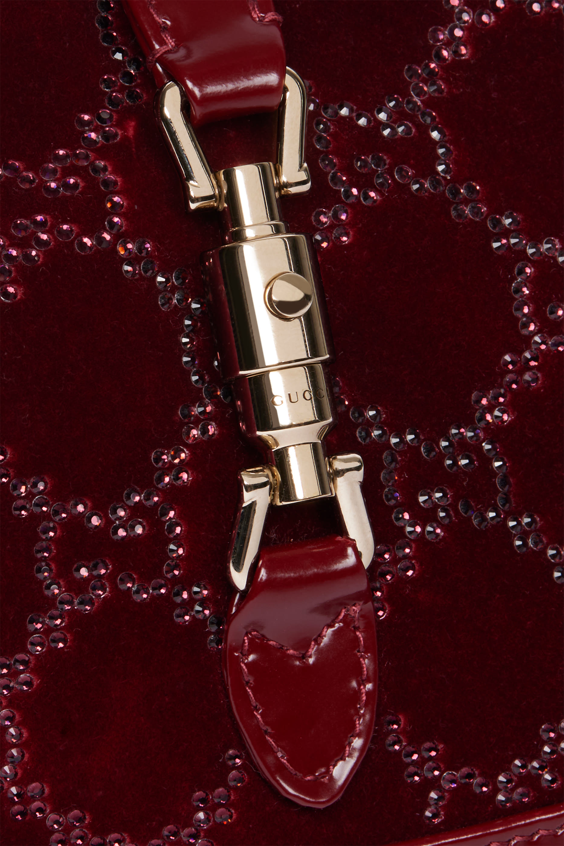 حقيبة جاكي 1961 صغيرة مرصعة بالكريستال 