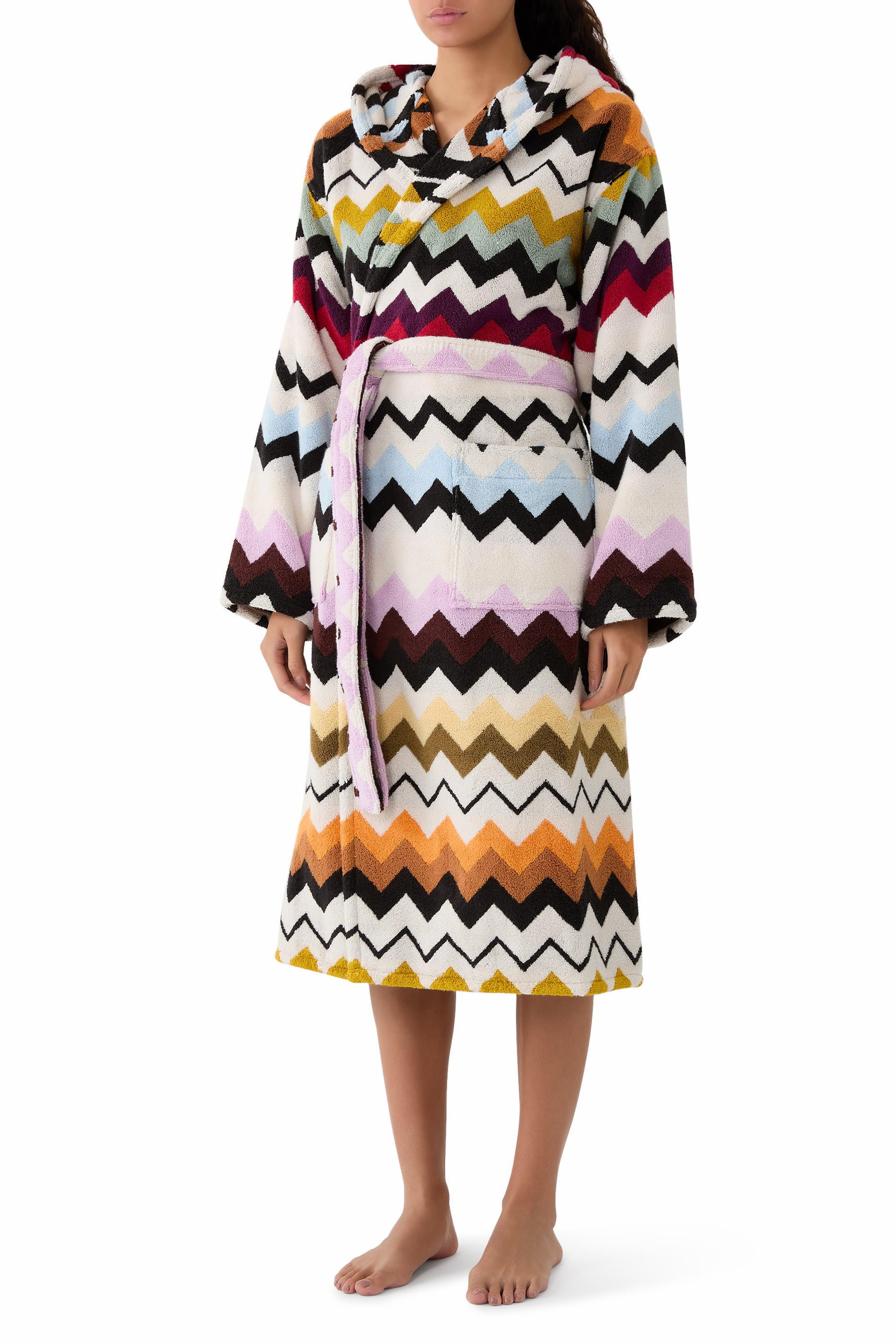 روب حمام مورينا بغطاء للرأس