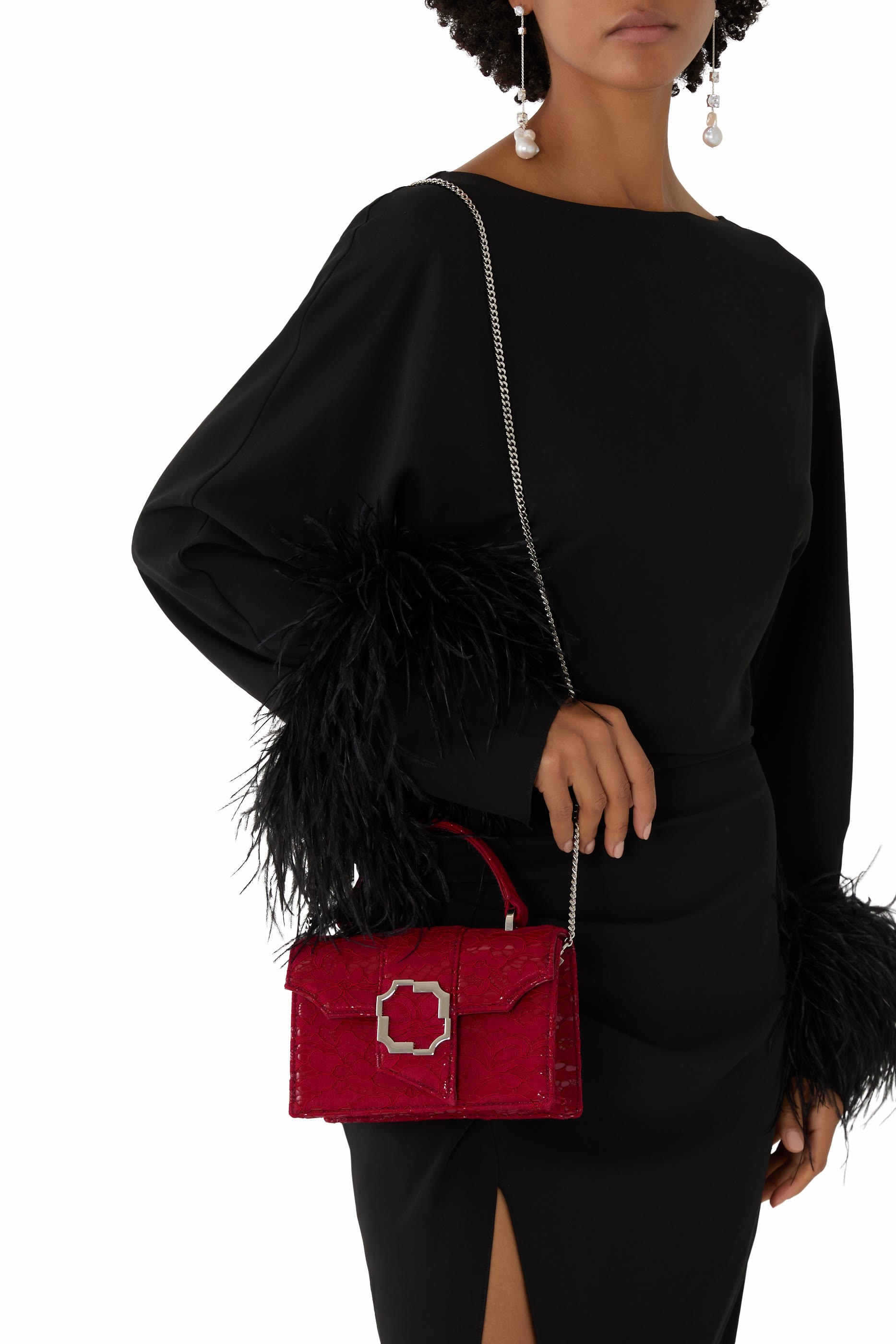 حقيبة أودري صغيرة ساتان