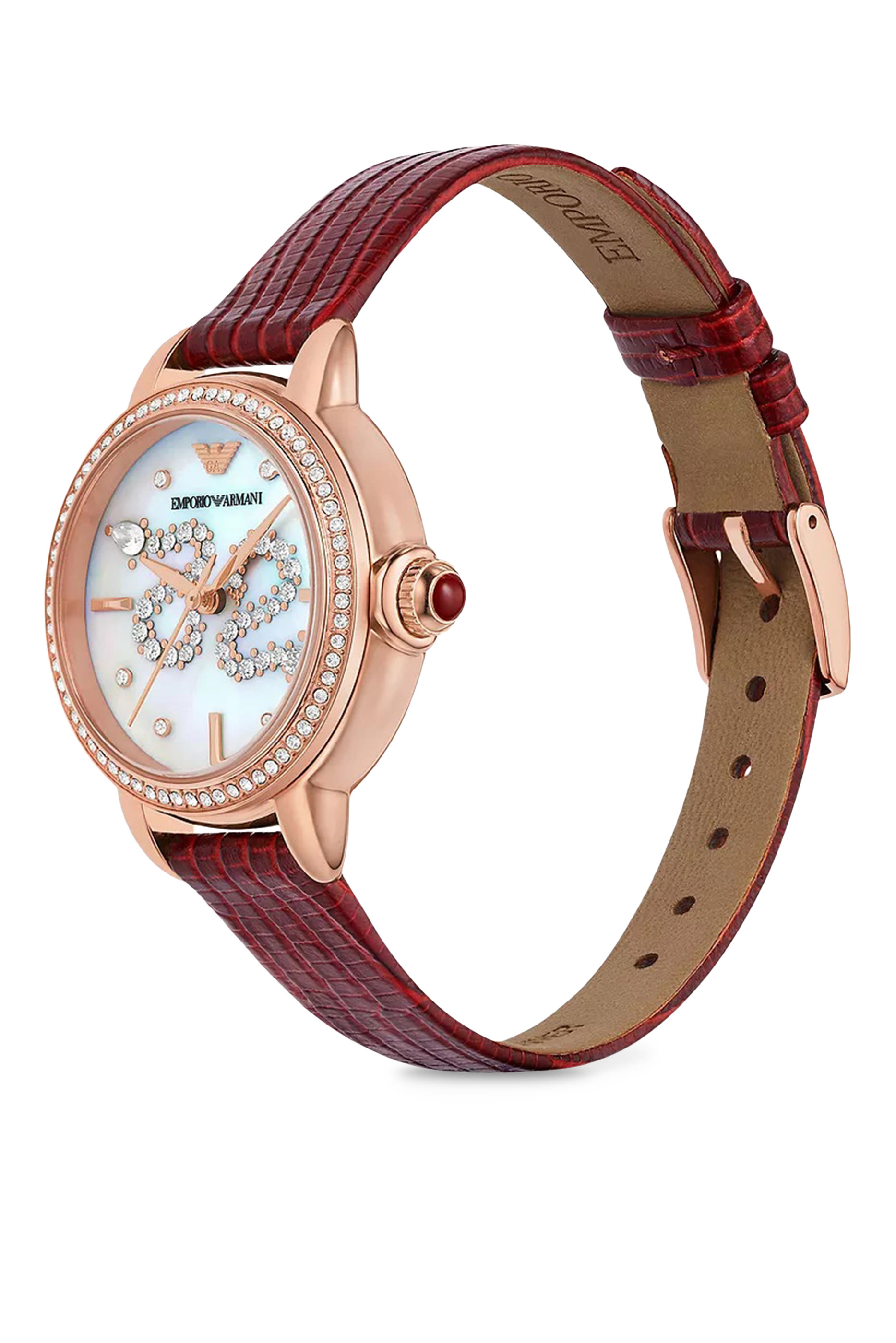 ساعة بثلاث عقارب جلد