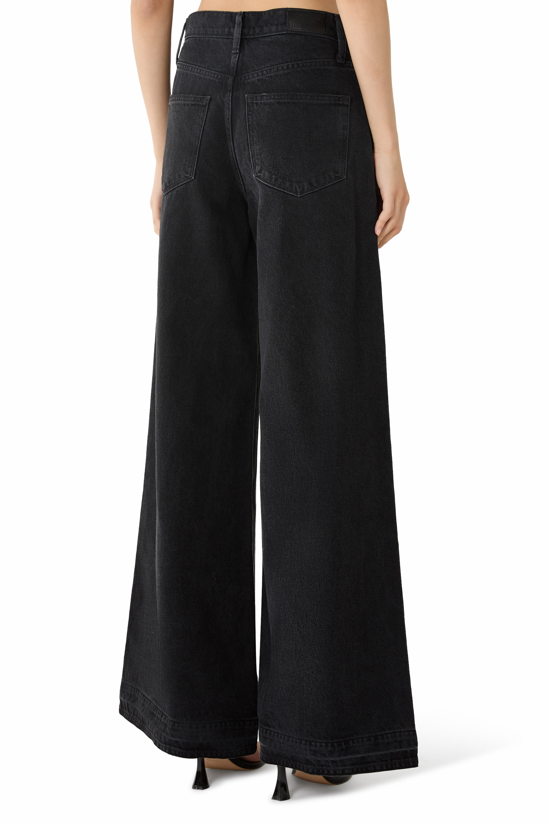 بنطال جينز كاميرون بقصة ساق واسعة