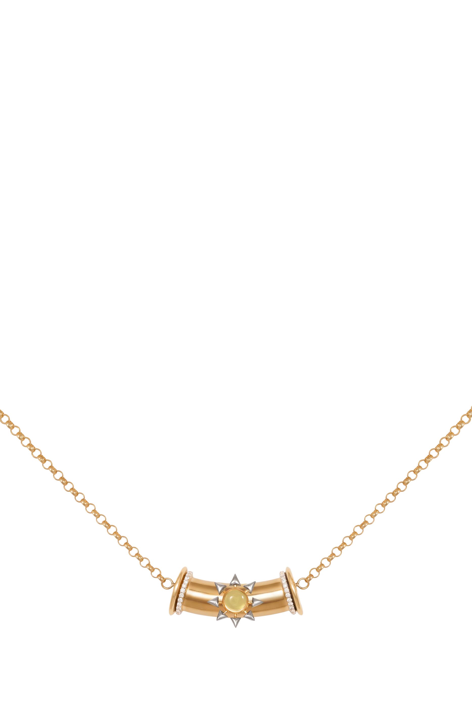 سوار وريور ستار سيد مرصع بحجر سترين وماس ذهب &rlm;أصفر عيار 18