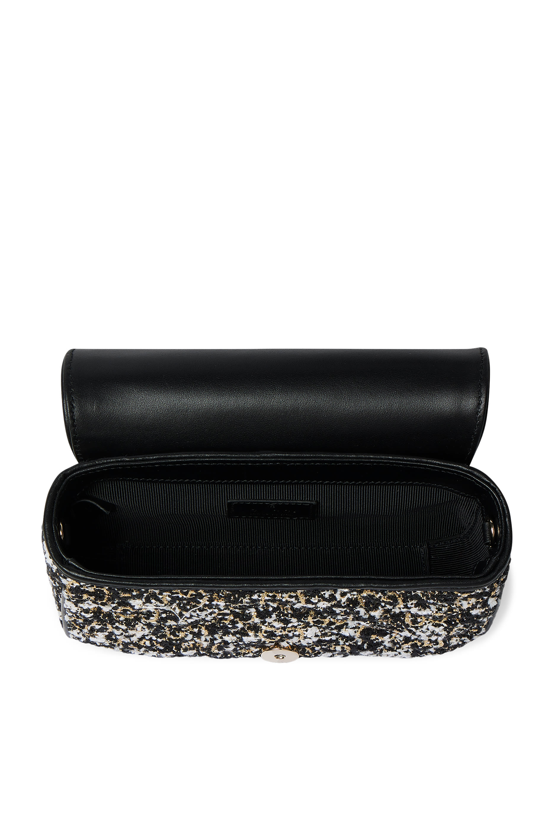 حقيبة كتف مارمونت صغيرة بنقشة حرفي شعار الماركة