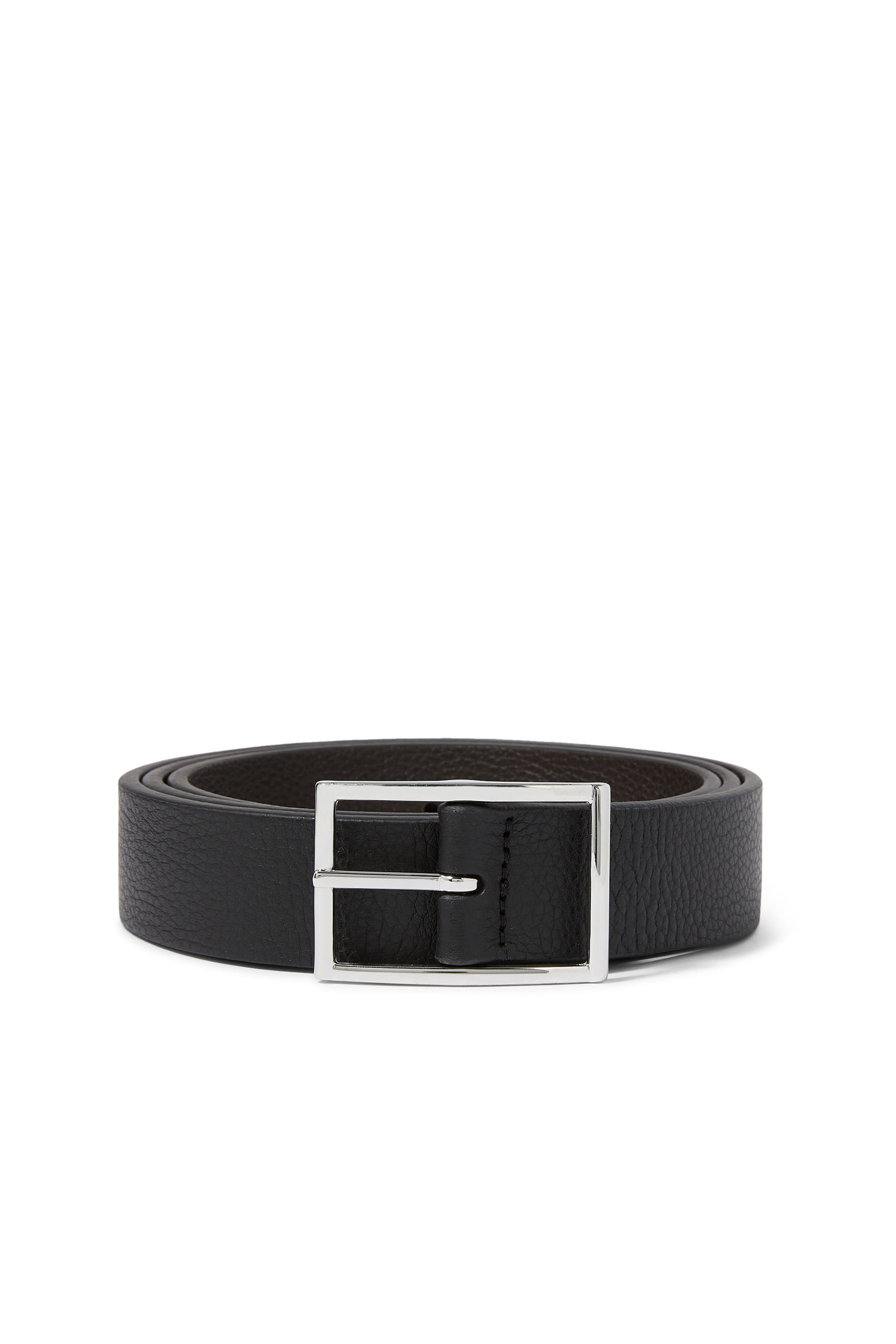 حزام بوجهين جلد