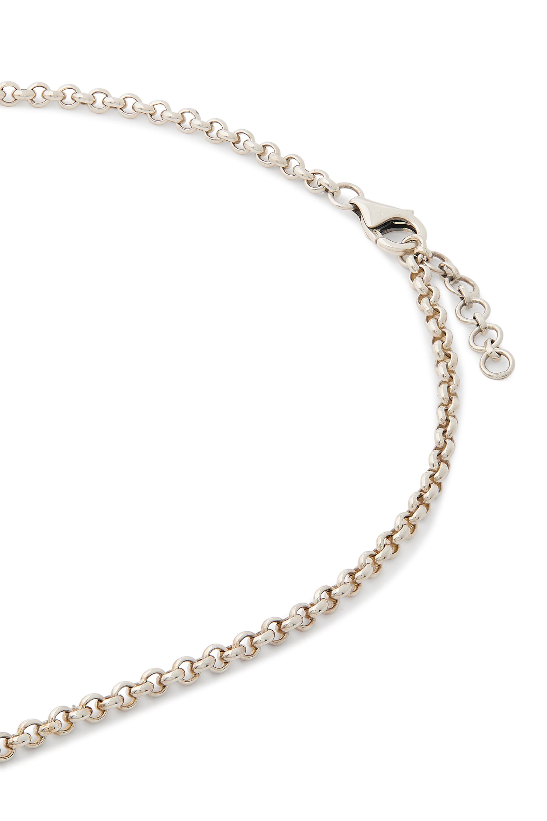 قلادة جارديان مزينة بعقيق يماني أسود والماس