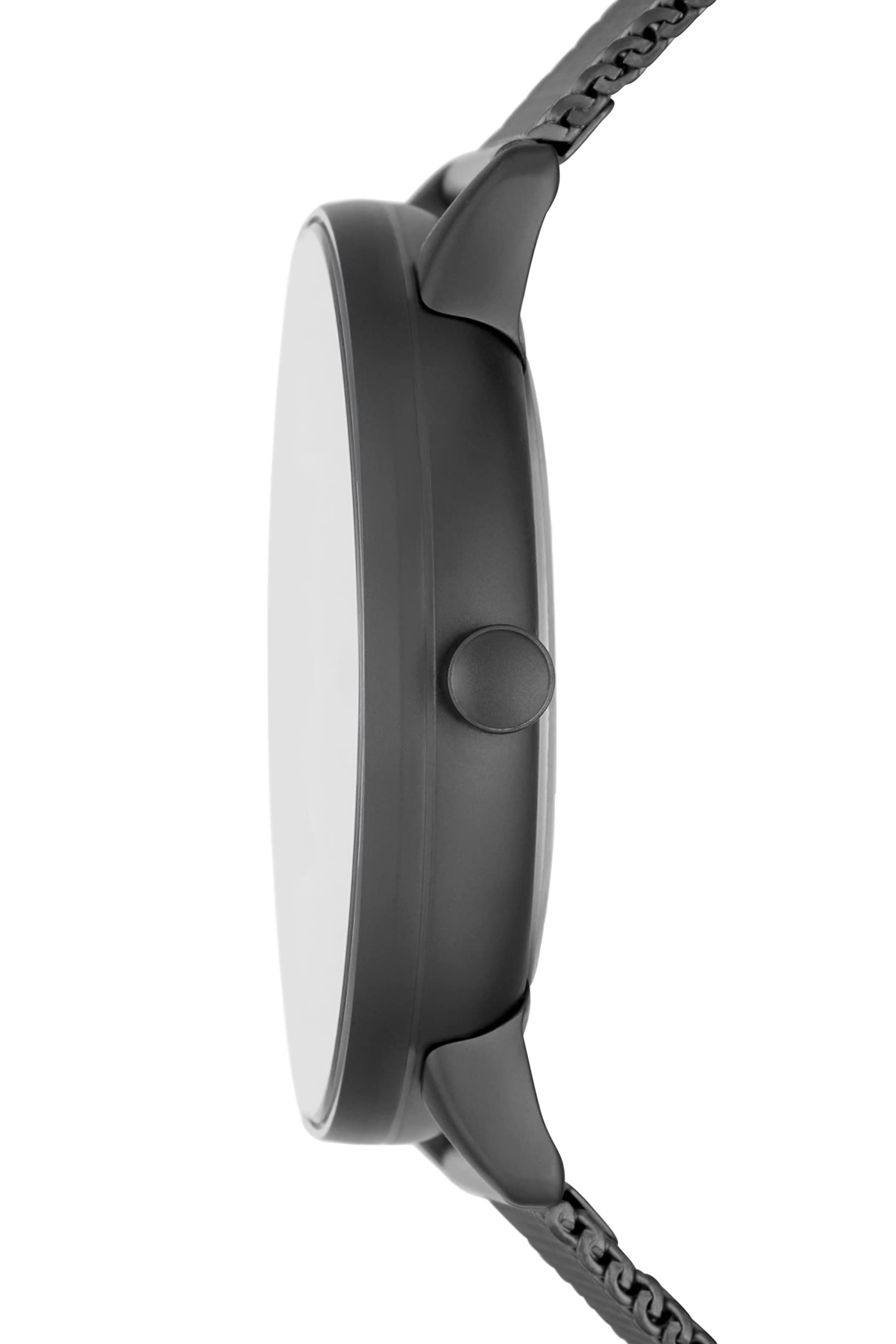 ساعة ريس ستانلس ستيل بثلاث عقارب وسوار شبكي