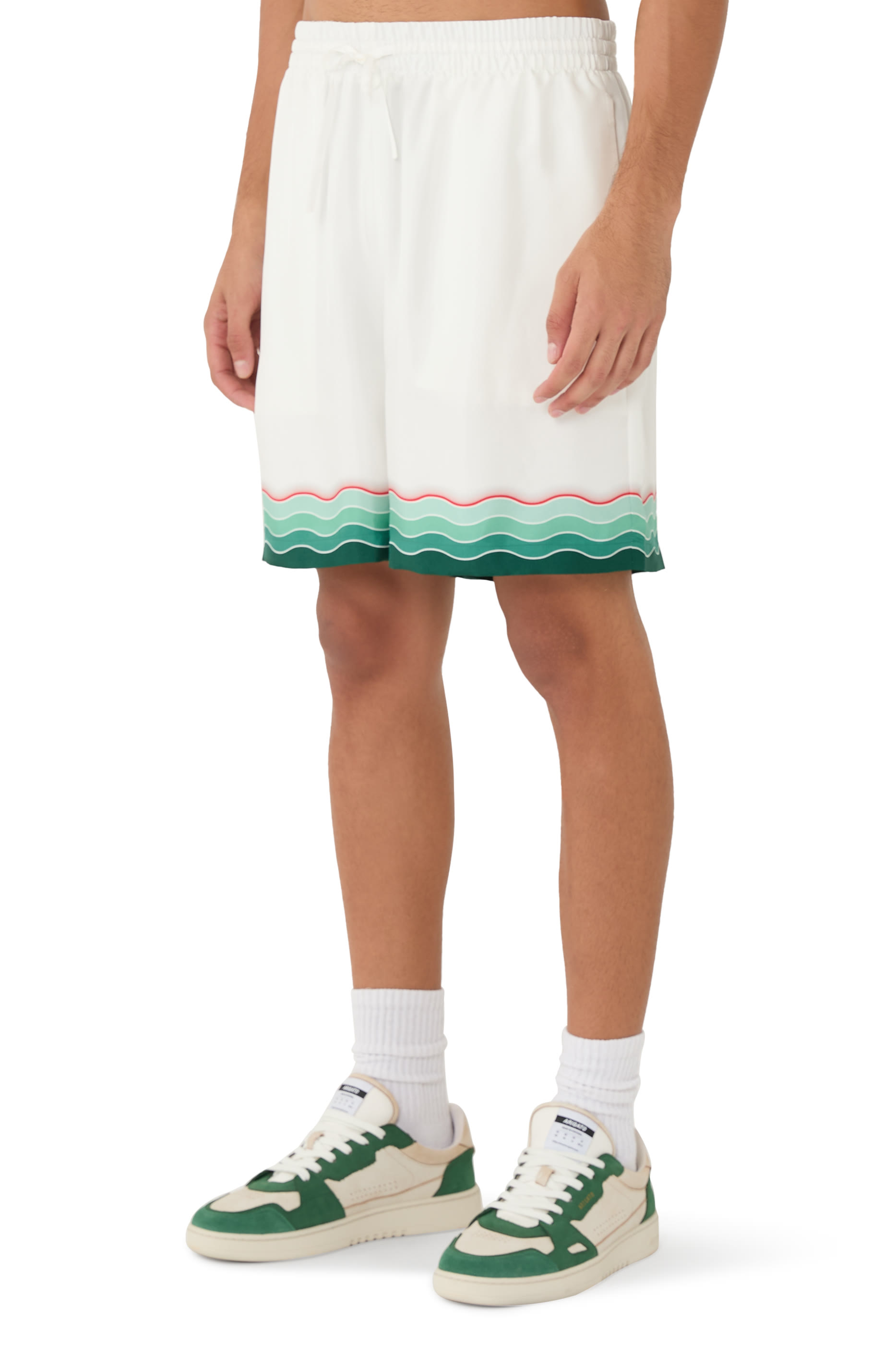 Montagne Ondulee Silk Shorts