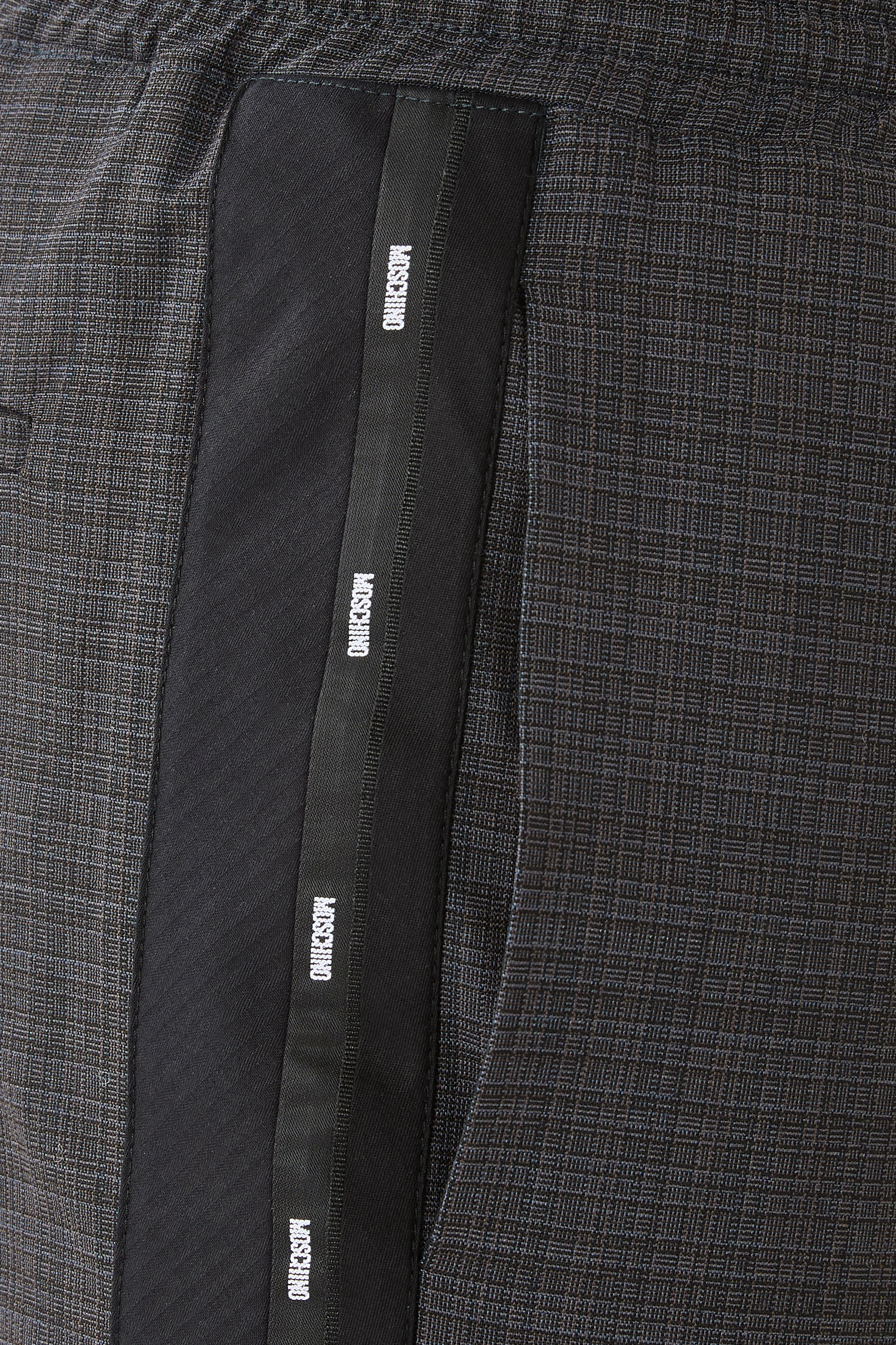 بنطال مزيج صوف مطاطي