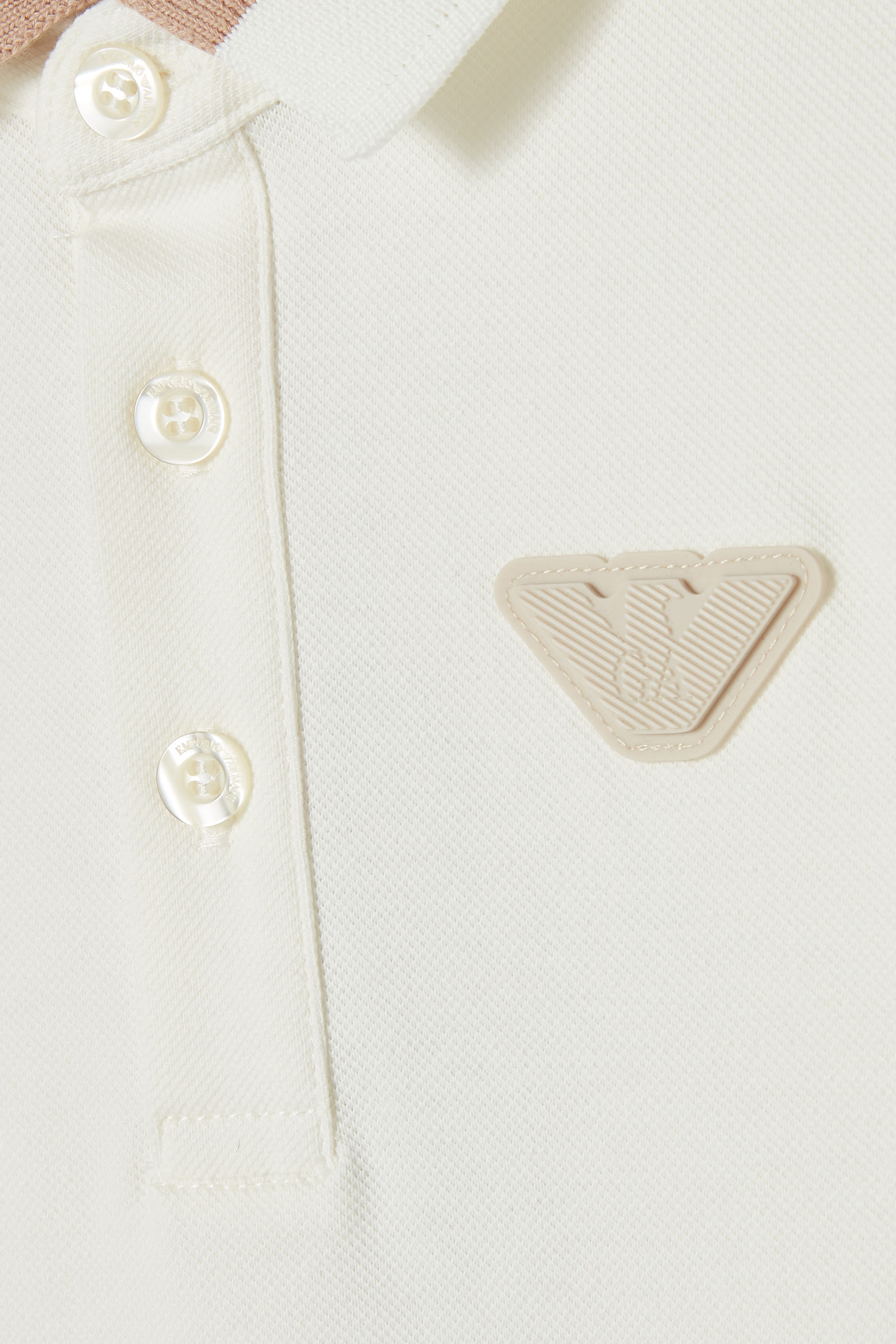 قميص بولو بشعار الماركة للأطفال