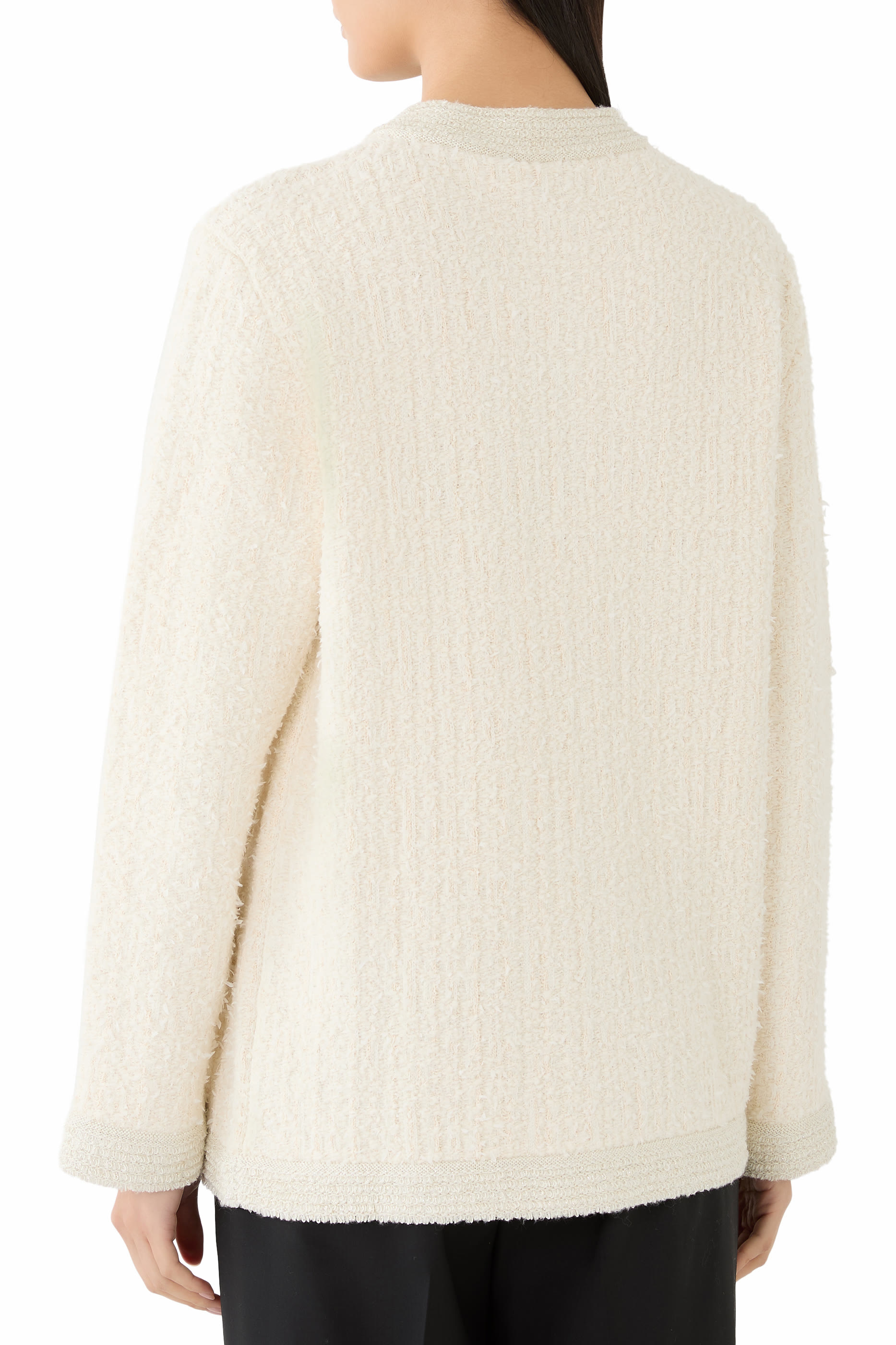 كارديجان صوف بوكليه لامع