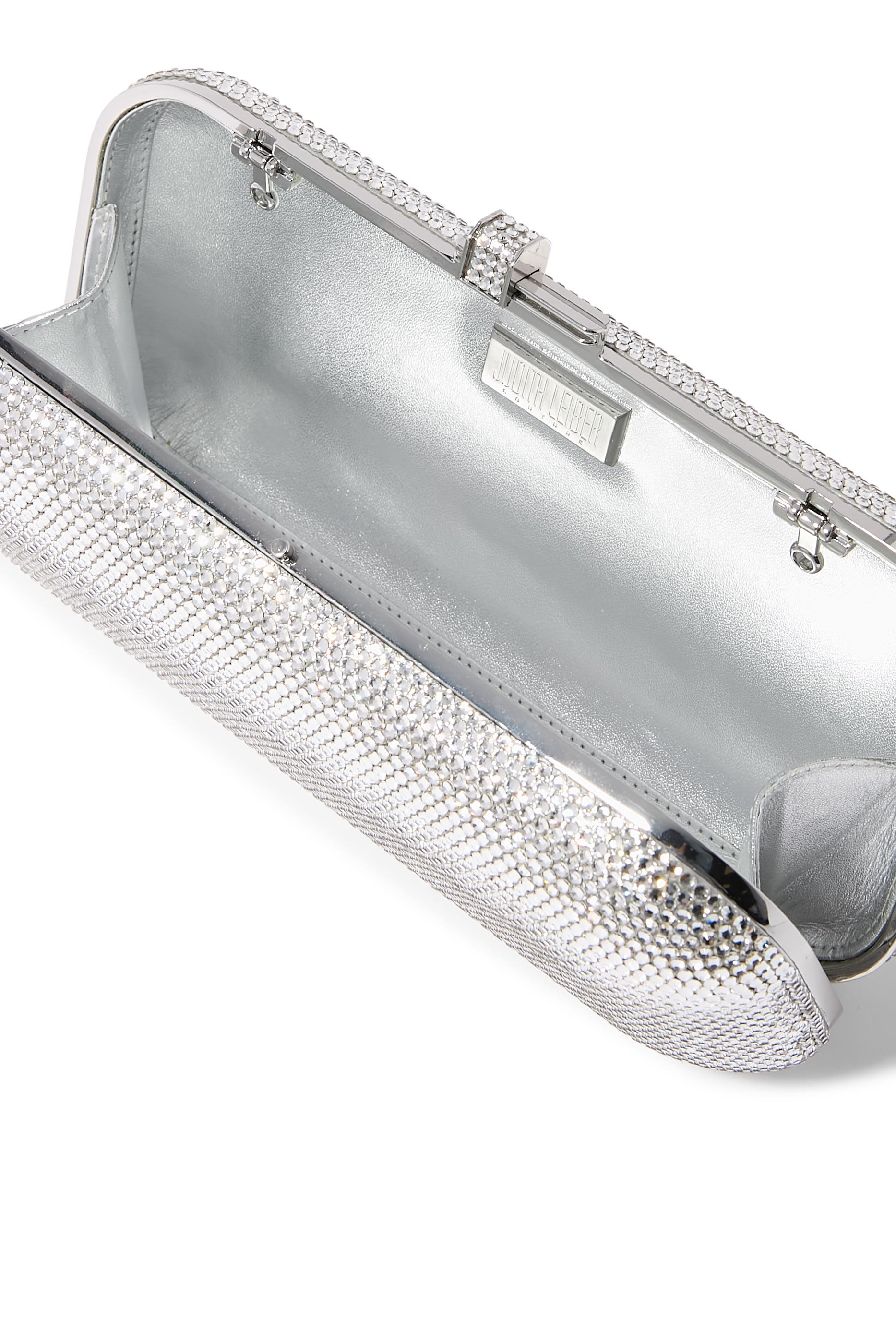 كلاتش بتصميم مستطيل بحمالة سلسلة