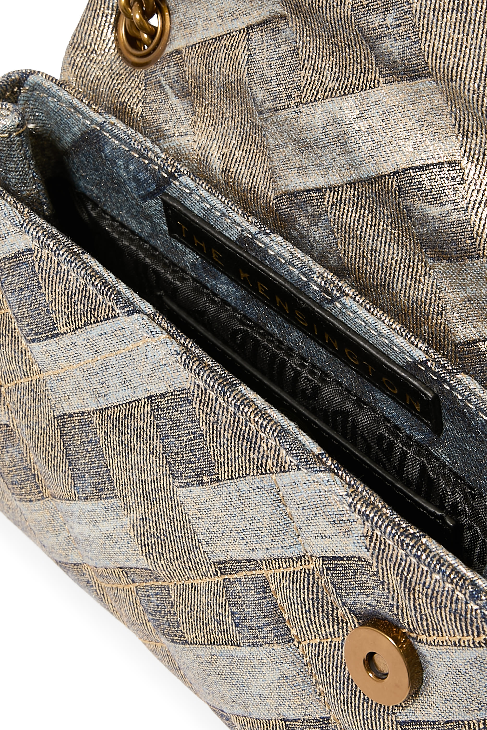 حقيبة كتف كنسنغتون صغيرة دنيم ناعم