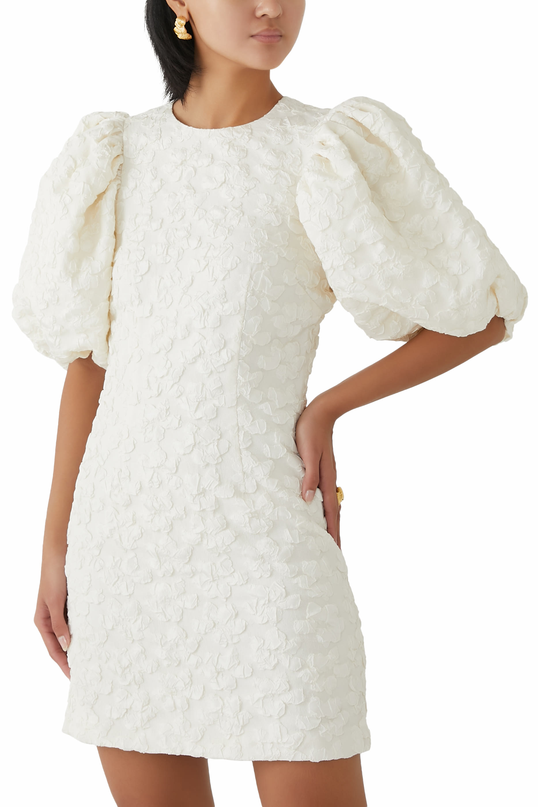 فستان قصير جاكار