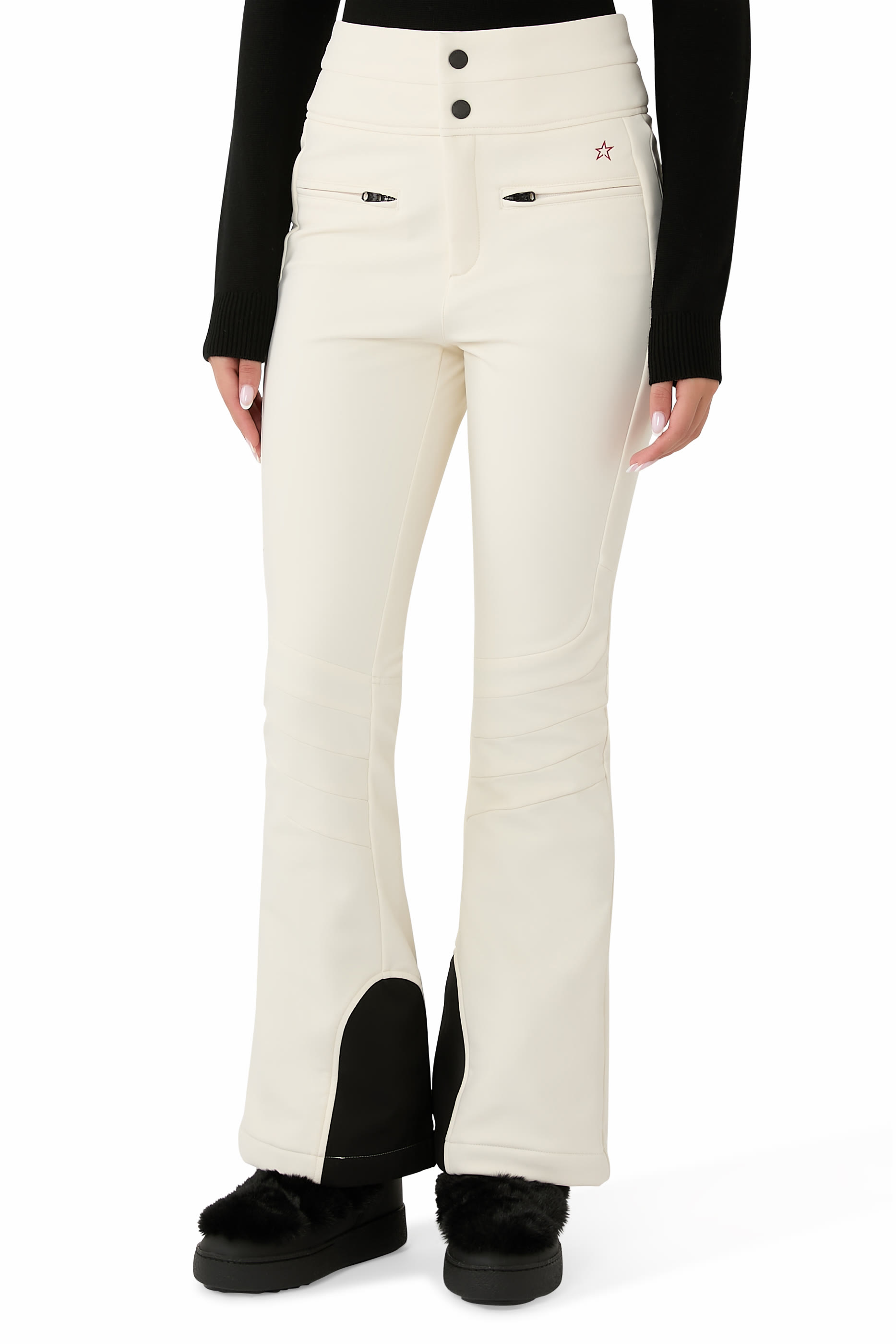 بنطال تزلج أورورا بخصر عال وقصة واسعة