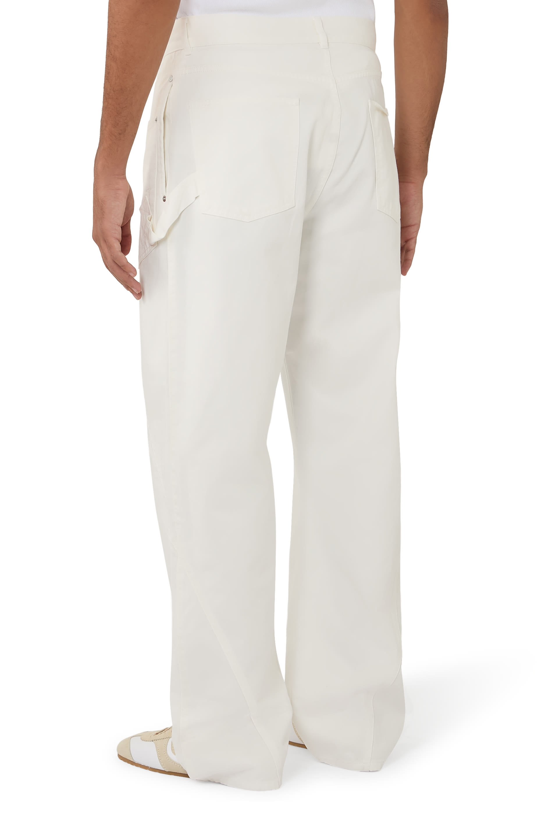 بنطال جينز وورك وير بتصميم مفلوف