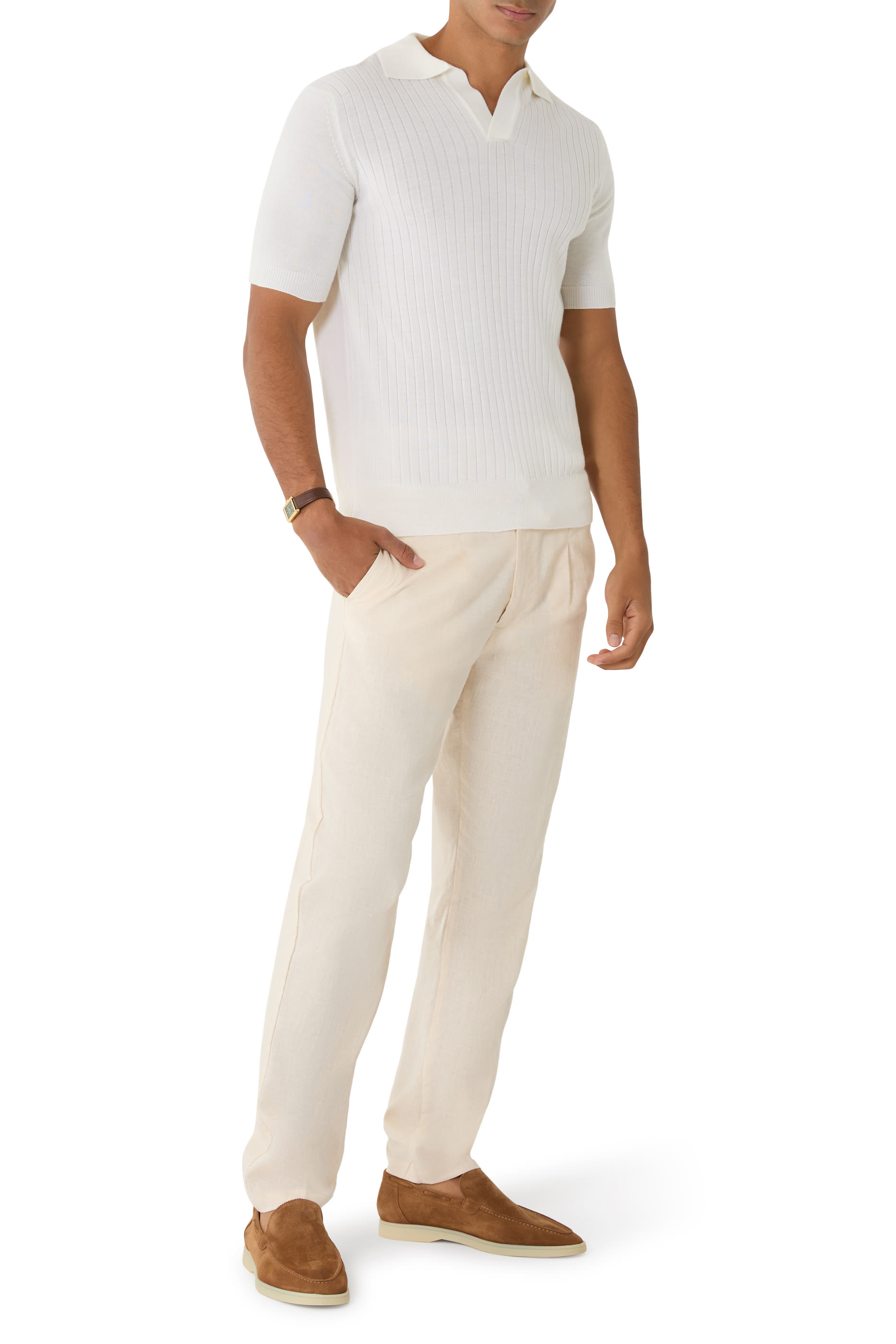 بنطال سي سايد كتان