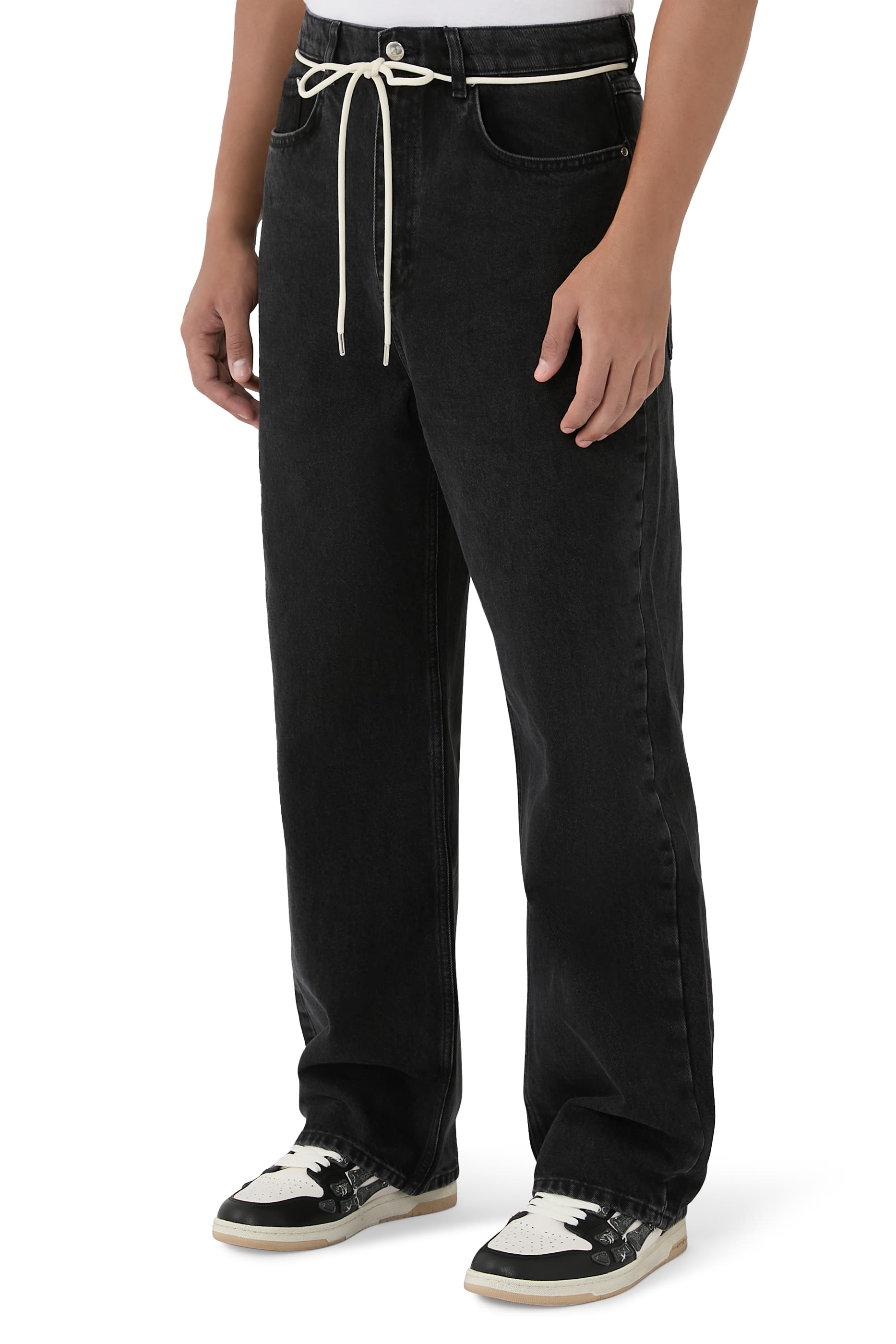 بنطال جينز بقصة مريحة دنيم