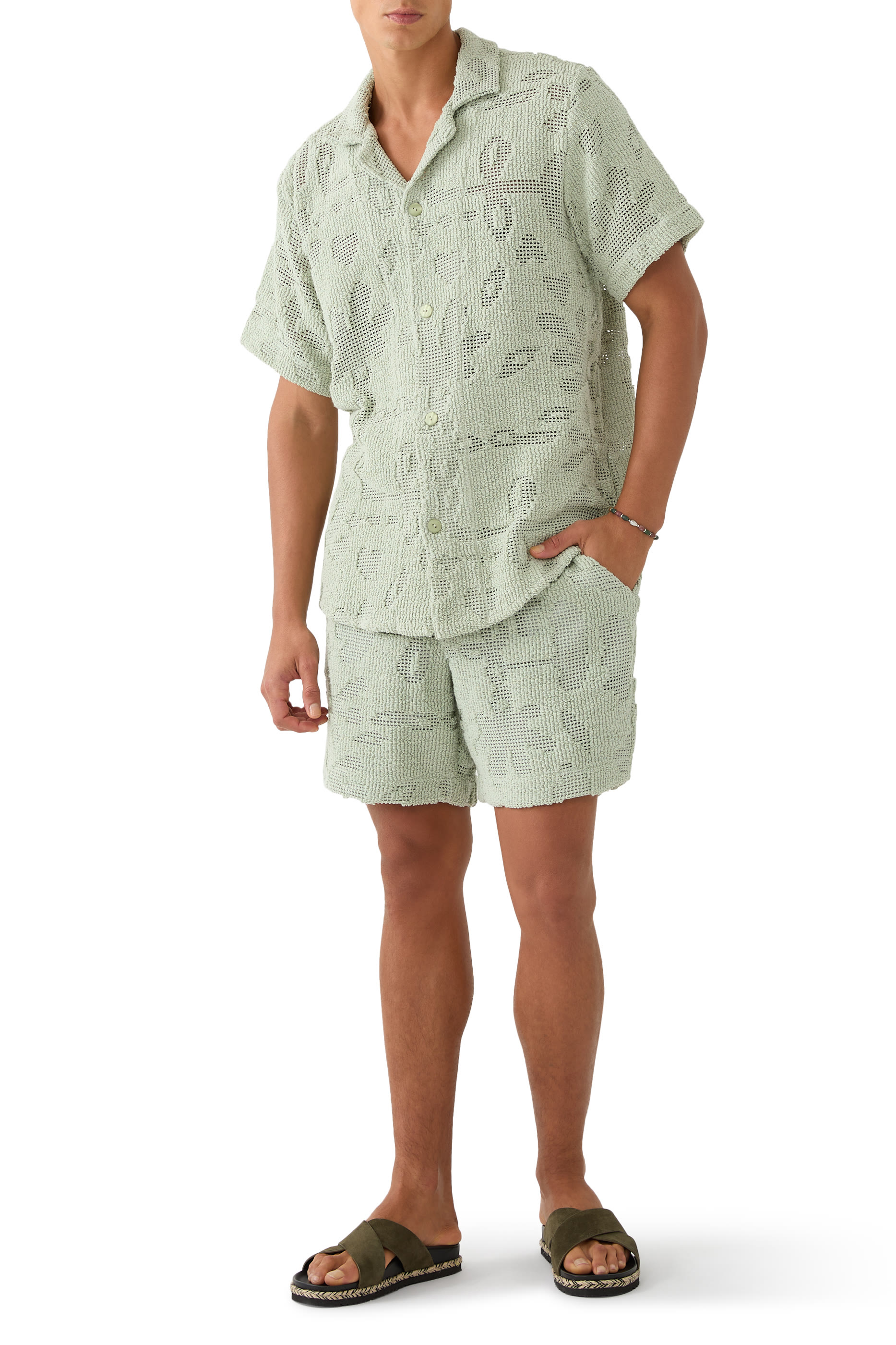 قميص جلابانوم كروشيه