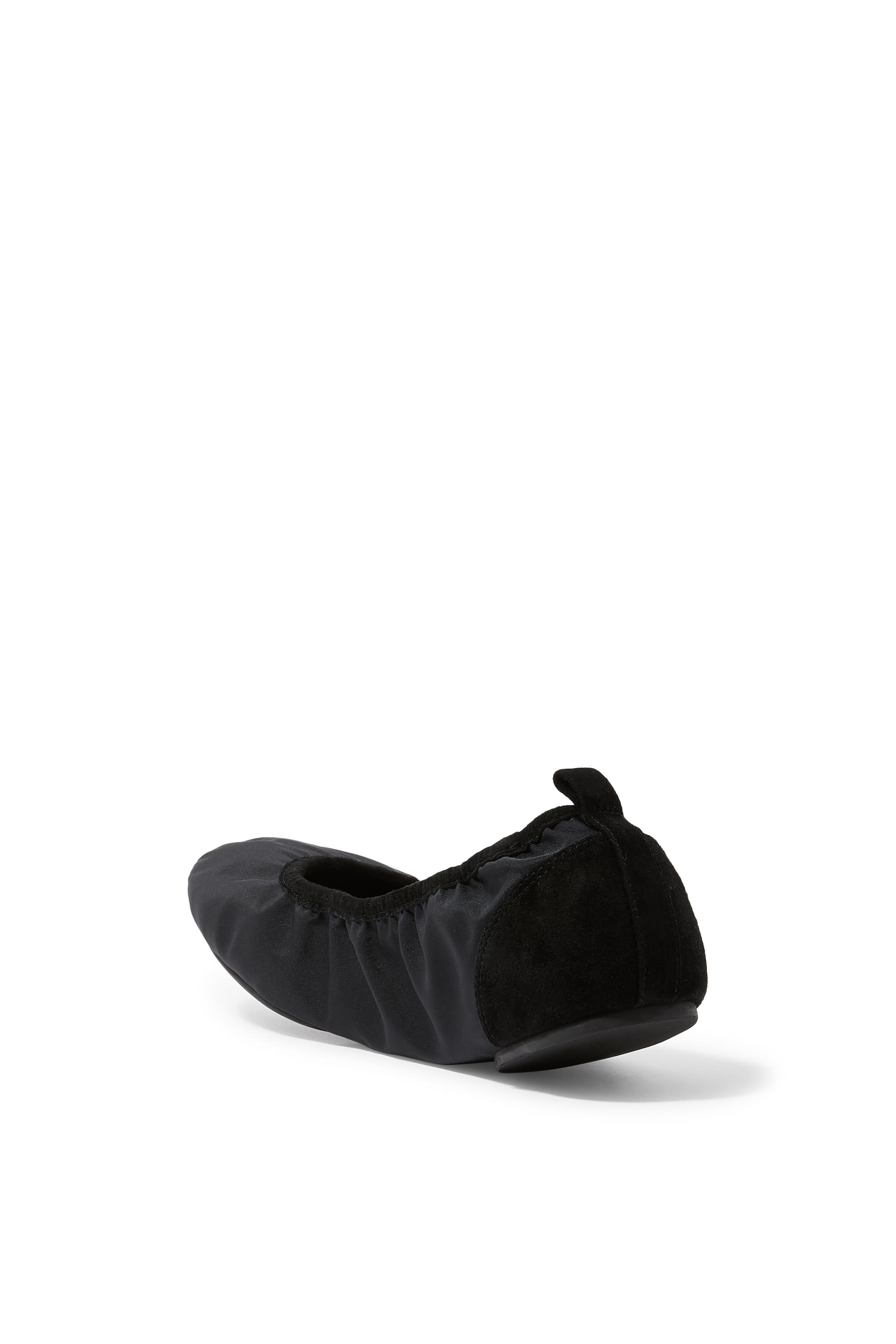 حذاء بالرينا بنعل مسطح ساتان