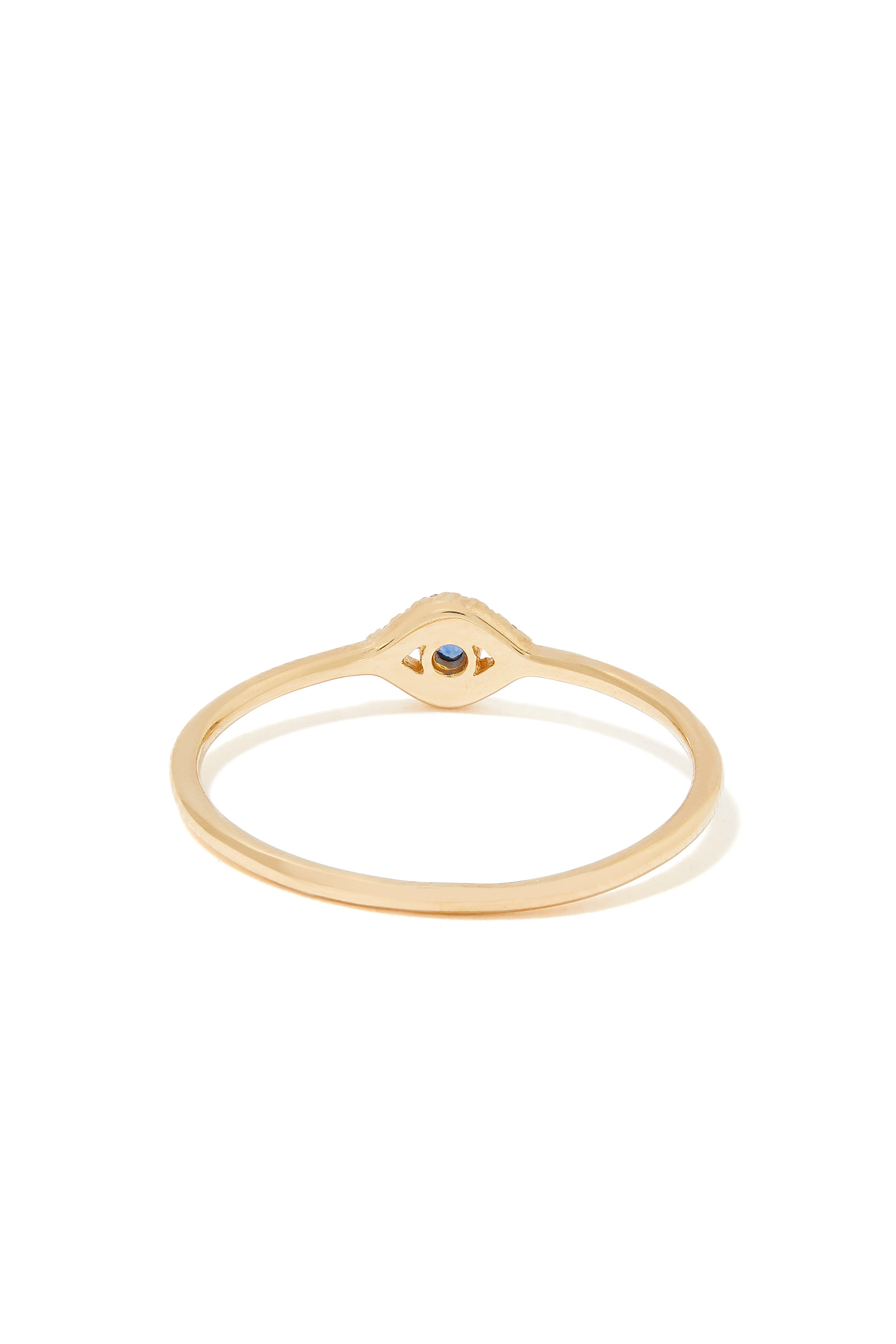 خاتم مرصع بعين الحسود صغيرة