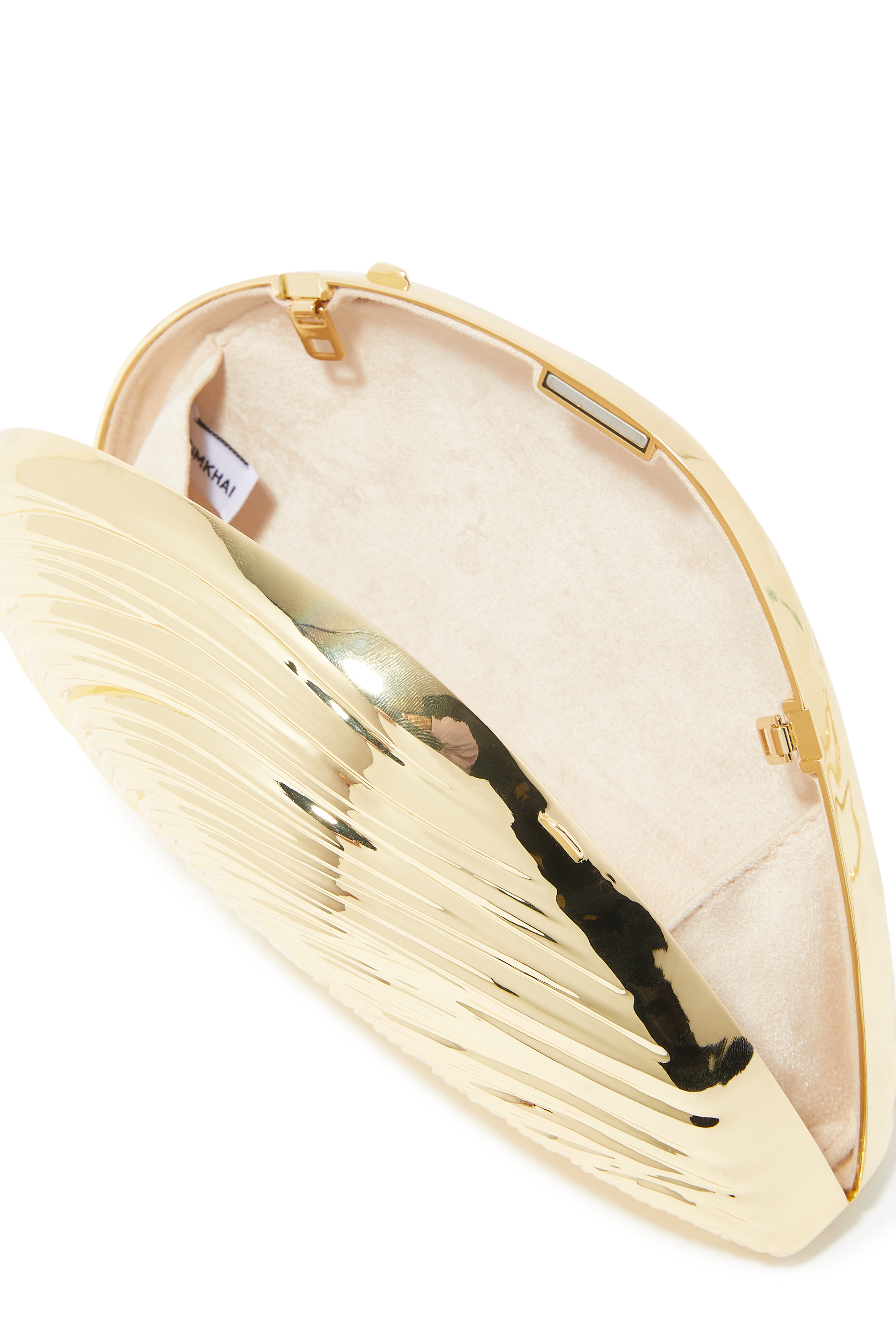 كلاتش بريدجت معدني بتصميم صدفة كلاتش بريدجت معدني بتصميم صدفة