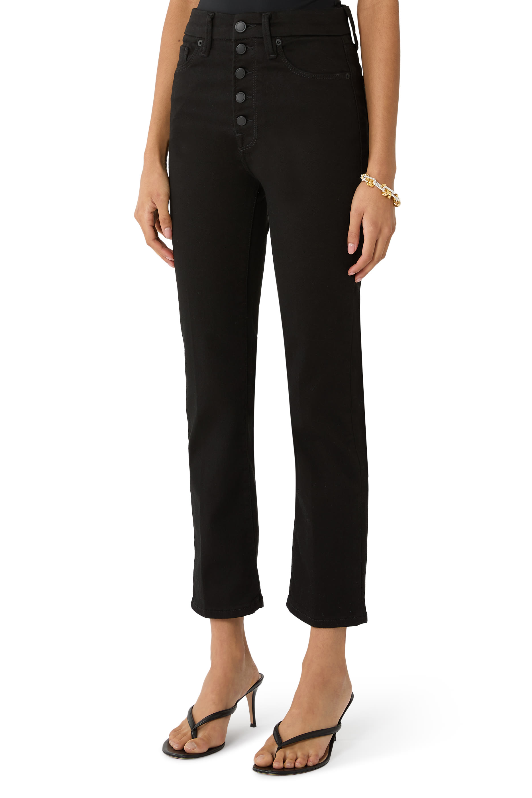 بنطال جينز نيفر فايدز غود ليجز بقصة ساق مستقيمة